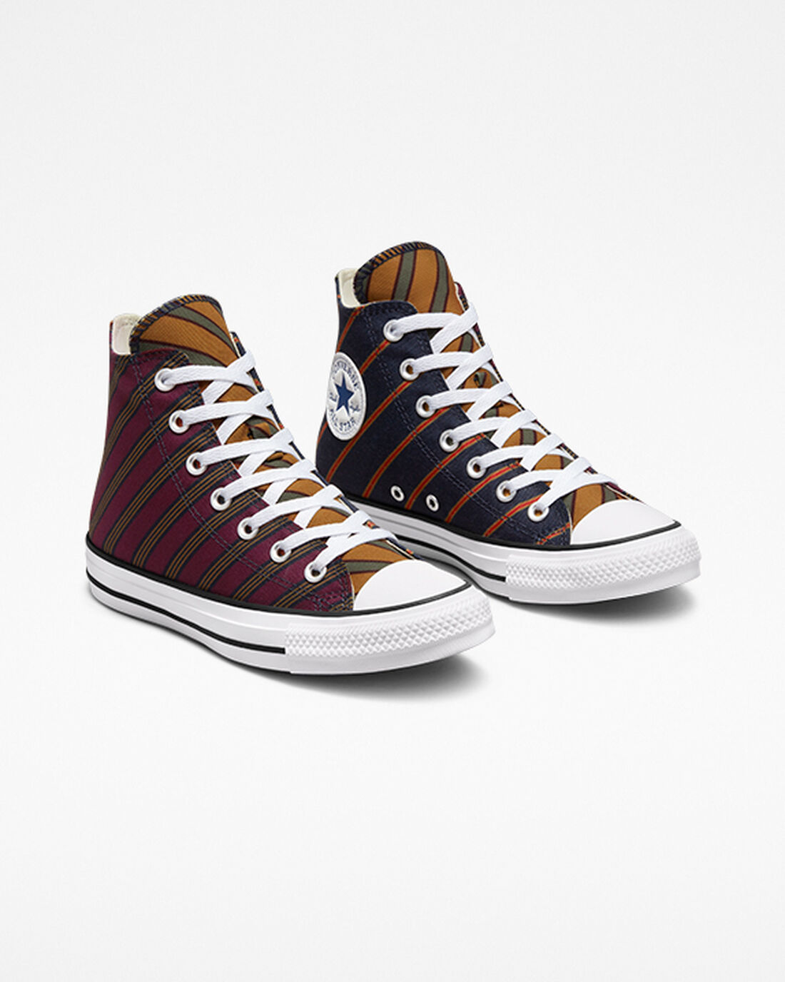 Converse Chuck Taylor All Star Twisted Classics Höga Sneakers Herr Obsidian/MörkBurgundy | Sverige-61543