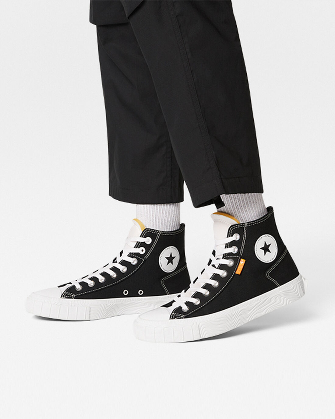 Converse Chuck Taylor Alt Star Canvas Höga Sneakers Dam Svarta/Vita | Sverige-36901