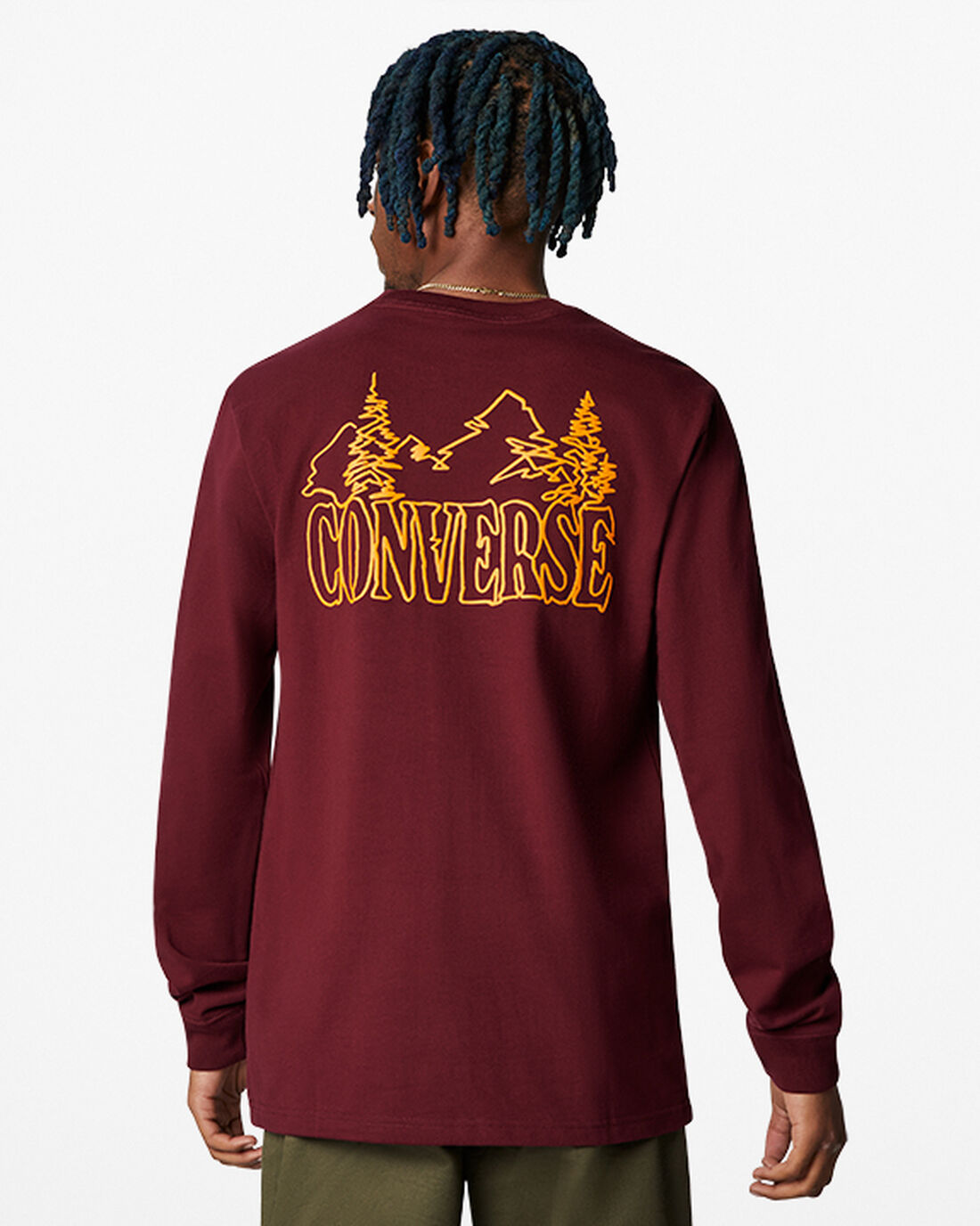 Converse Counter Climate Long Sleeve T-shirt Herr MörkRöda | Sverige-62170