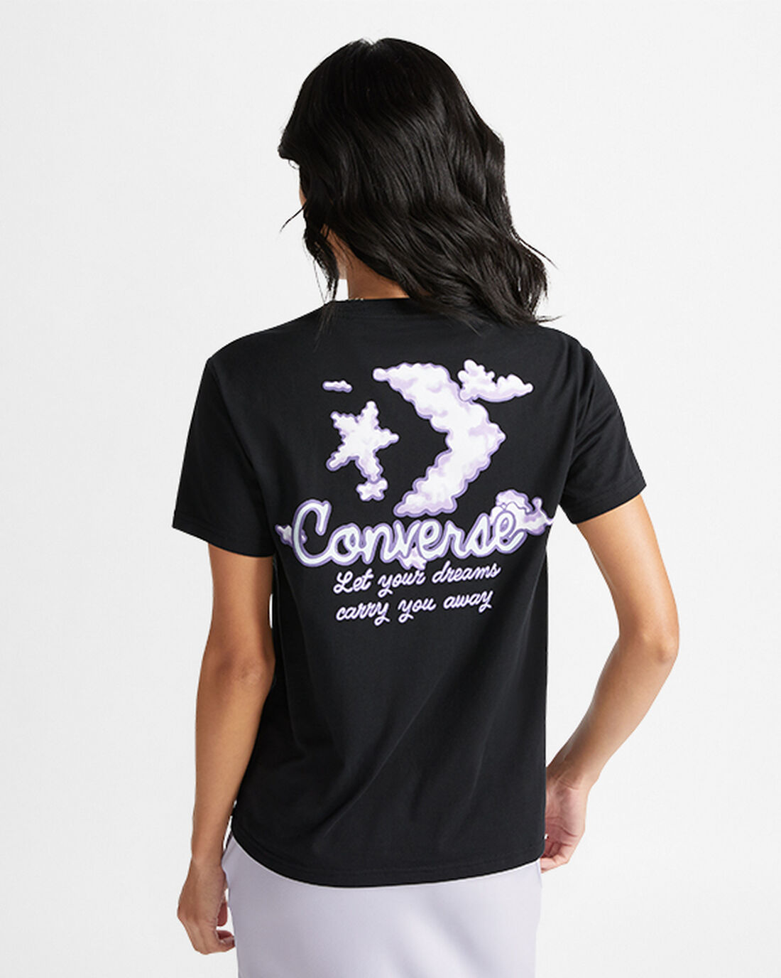 Converse Dreamer Graphic T-shirt Dam Svarta | Sverige-40579