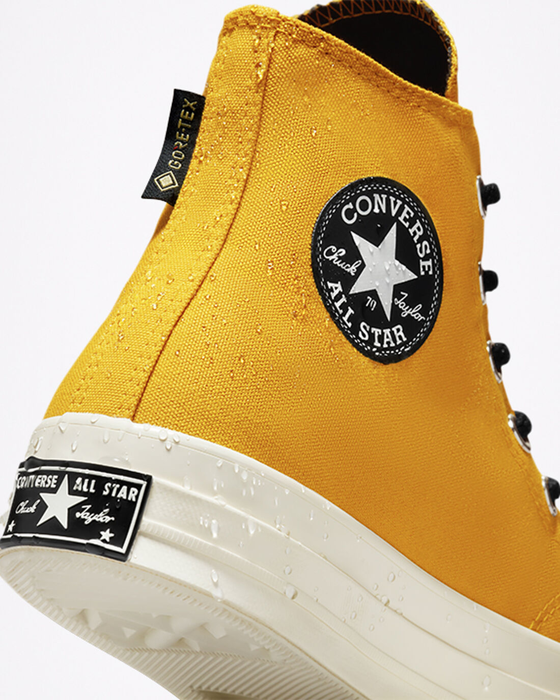 Converse Engineered Optimism Chuck 70 GORE-TEX Höga Sneakers Dam Gula/Svarta | Sverige-35409