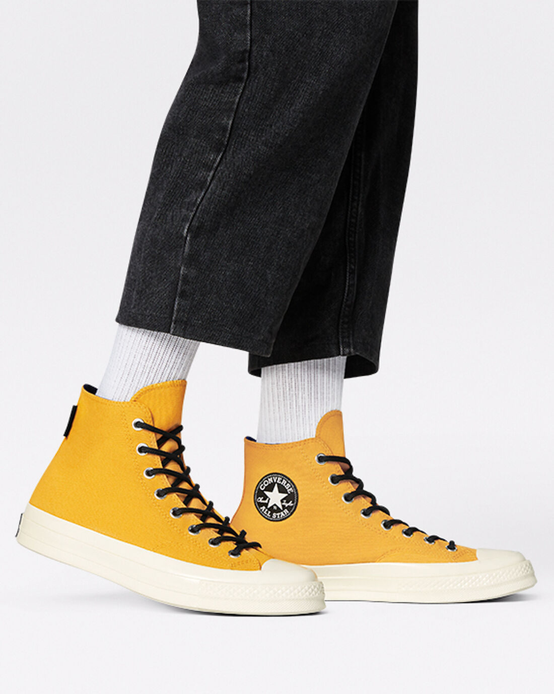 Converse Engineered Optimism Chuck 70 GORE-TEX Höga Sneakers Dam Gula/Svarta | Sverige-35409