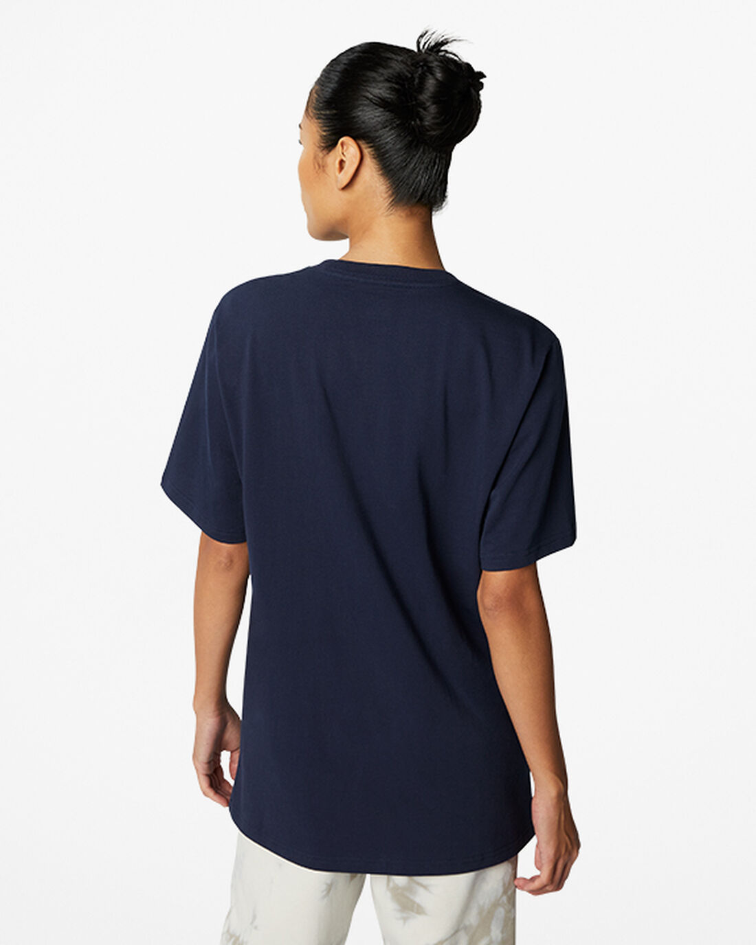 Converse Go-To All Star Patch Standard Fit T-shirt Dam Obsidian | Sverige-68427