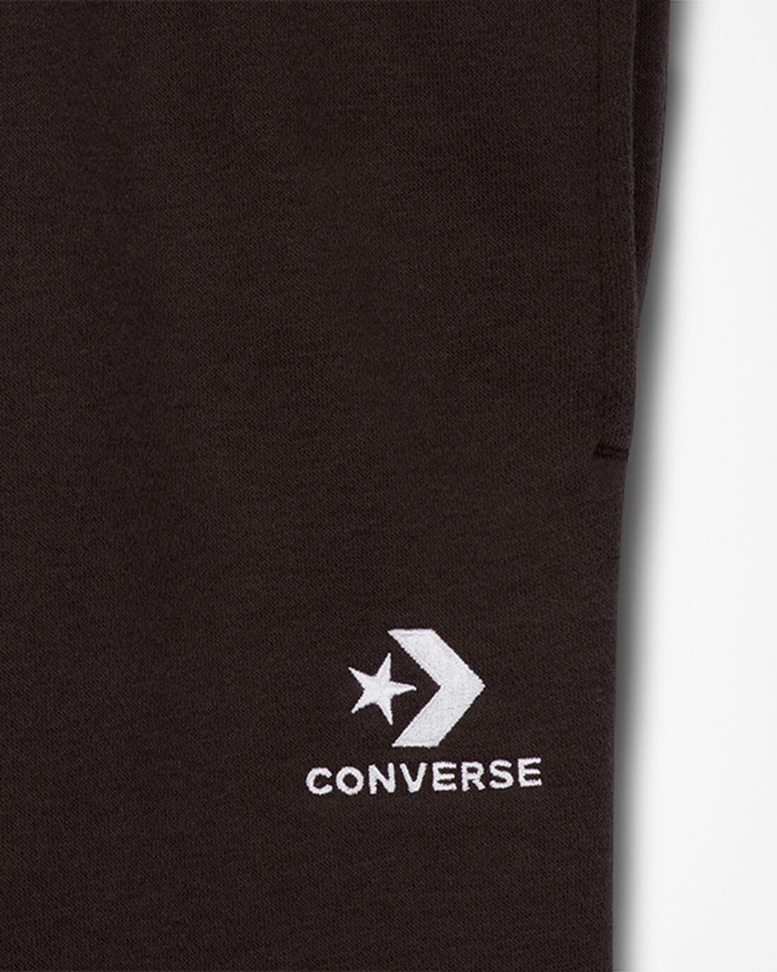 Converse Go-To Embroidered Star Chevron Standard Fit Fleece Mjukisbyxor Dam Bruna | Sverige-13865