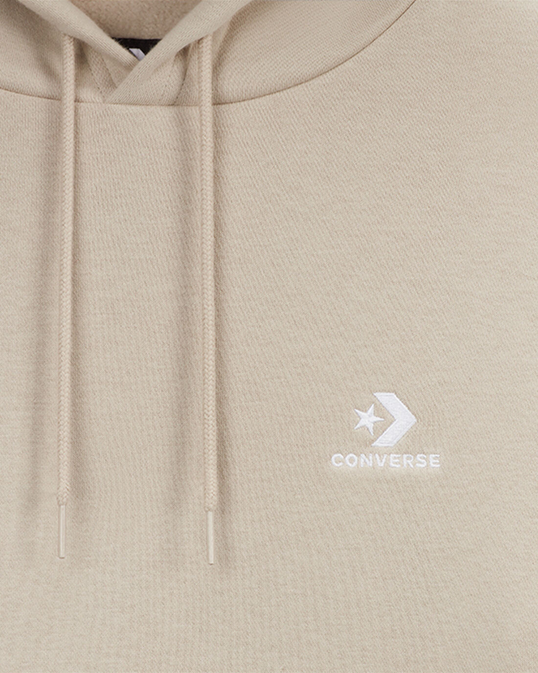 Converse Go-To Embroidered Star Chevron Standard Fit Fleece Hoodie Dam Grå | Sverige-39827