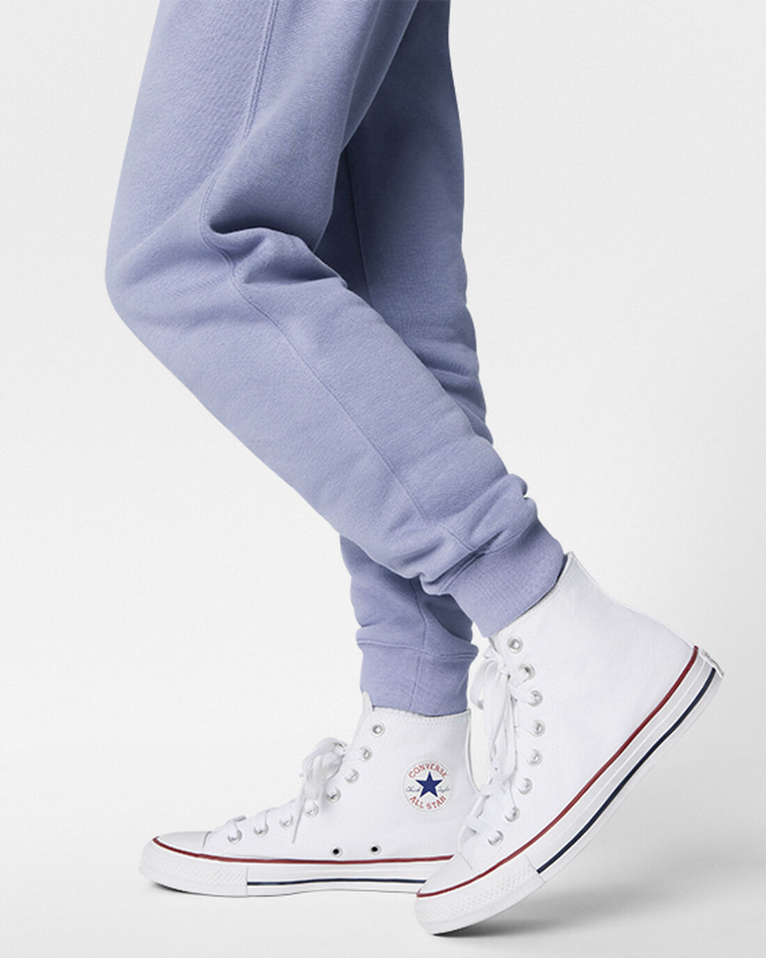 Converse Go-To Embroidered Star Chevron Standard Fit Fleece Mjukisbyxor Herr Lila | Sverige-54168