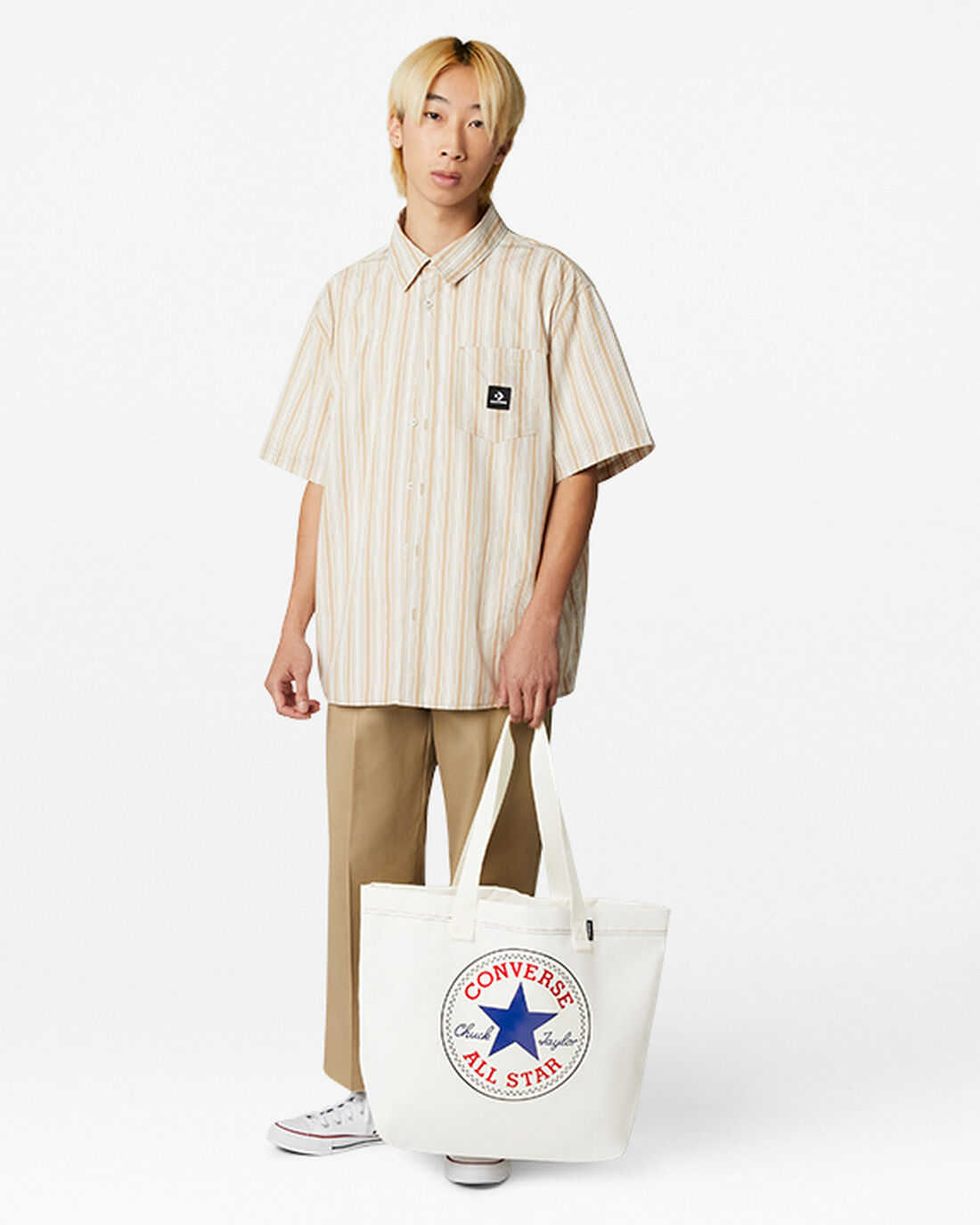 Converse Graphic Tote Väska Dam Beige/Blå | Sverige-23875