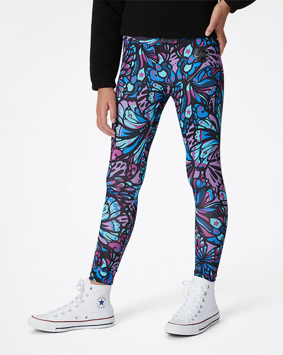 Converse High-Rise Kaleidoscope Legging Byxor Tjej Lila | Sverige-67908