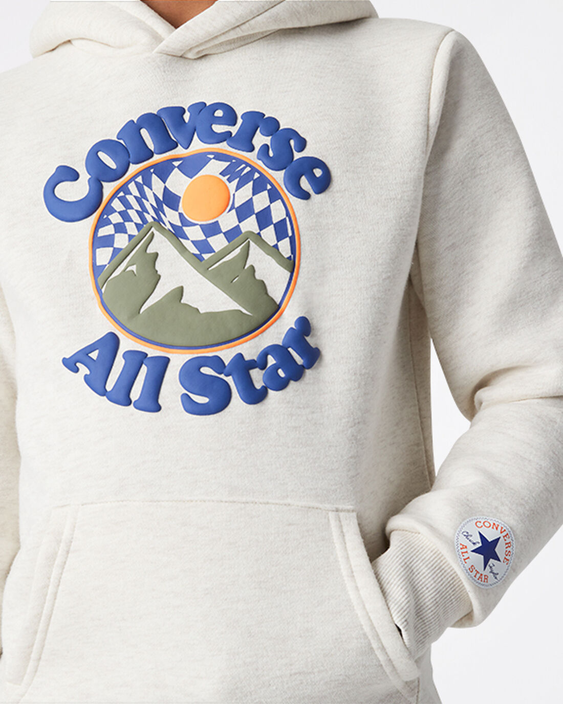 Converse Into The Wild Fleece Pullover Hoodie Pojke Beige | Sverige-81394