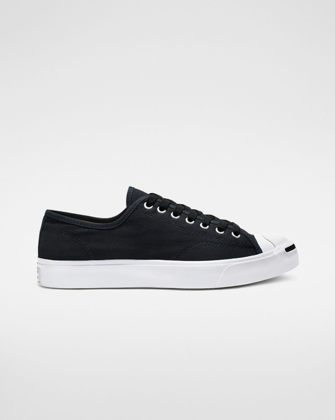 Converse Jack Purcell Canvas Sneakers Dam Svarta/Vita/Svarta | Sverige-08245