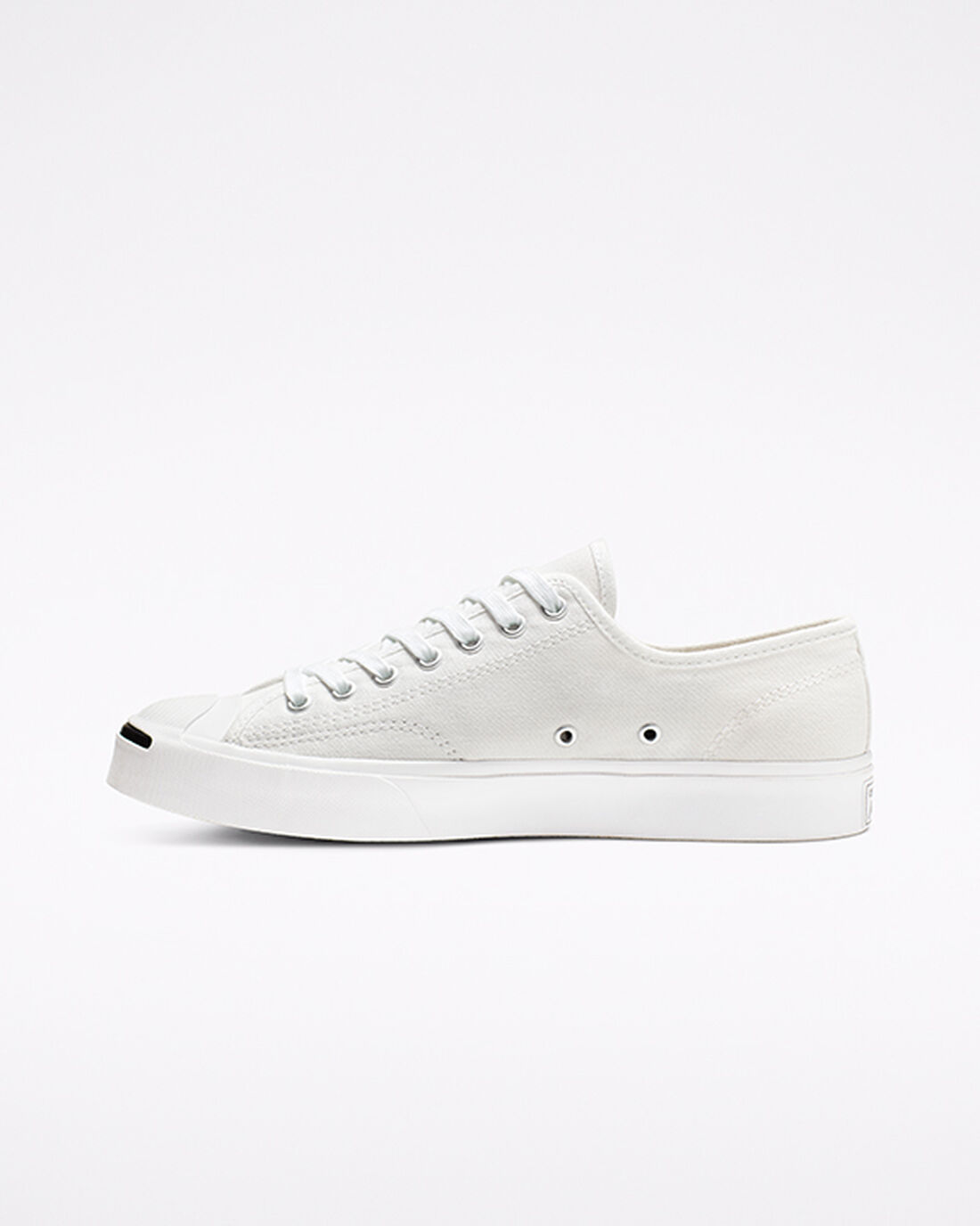 Converse Jack Purcell Canvas Sneakers Dam Vita/Svarta | Sverige-83709