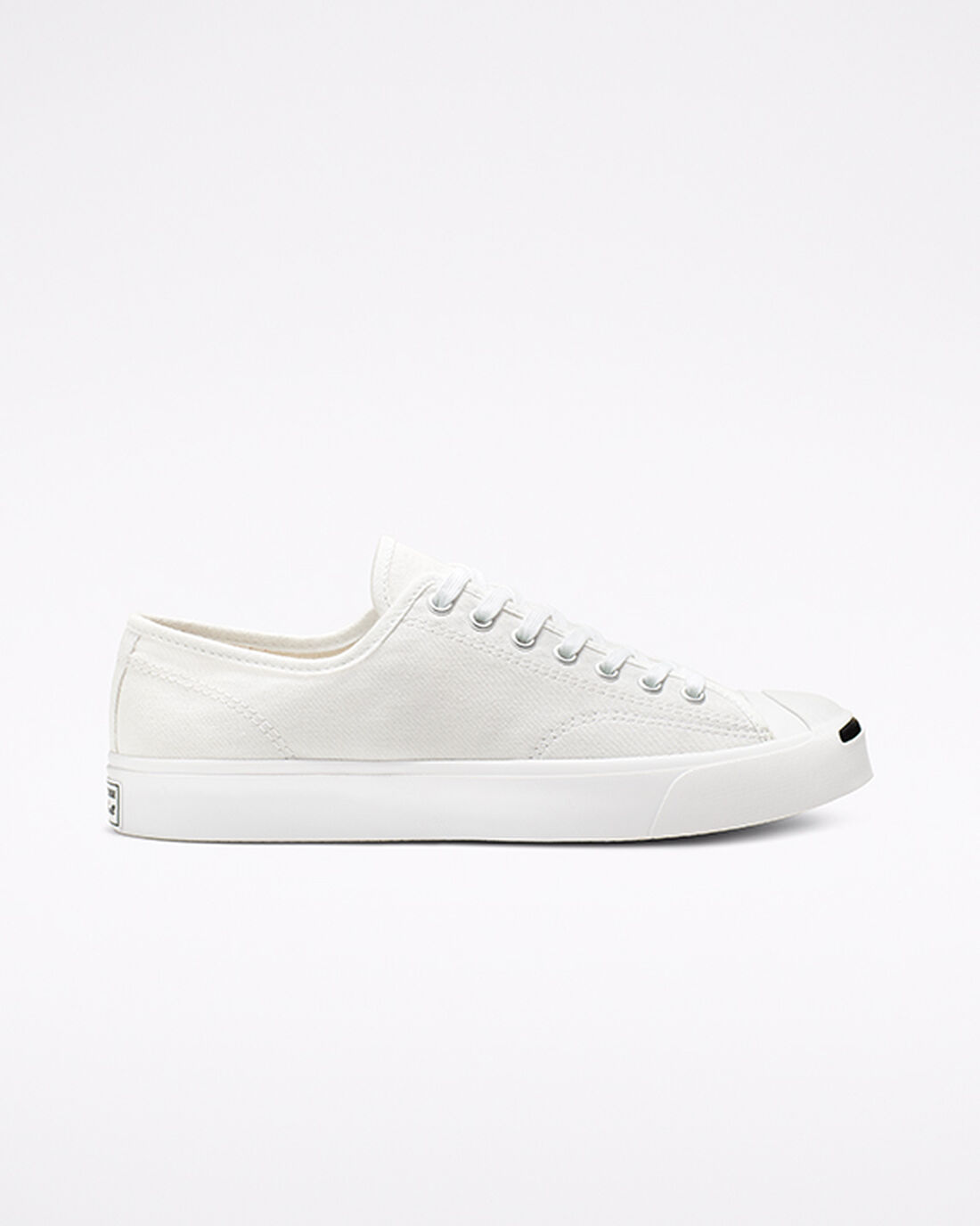 Converse Jack Purcell Canvas Sneakers Dam Vita/Svarta | Sverige-83709