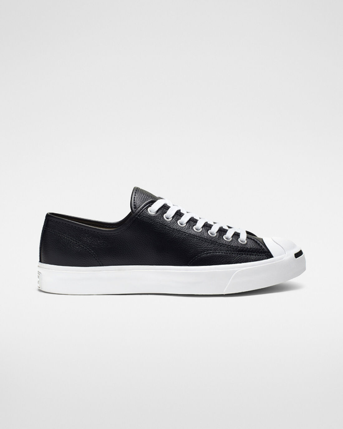 Converse Jack Purcell Leather Sneakers Dam Svarta/Vita | Sverige-72059