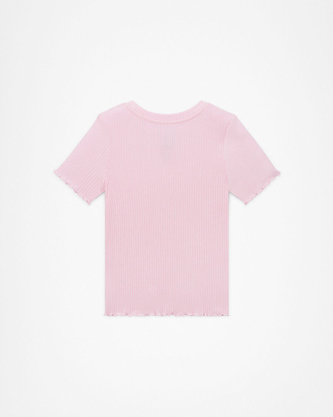 Converse Korta Sleeve Räfflad Baby Doll T-shirt Tjej Rosa | Sverige-71902