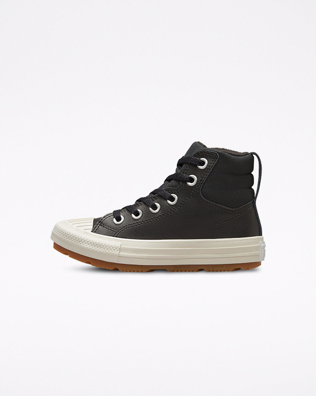 Converse Leather Chuck Taylor All Star Berkshire Boot Color Höga Sneakers Pojke Svarta | Sverige-53479