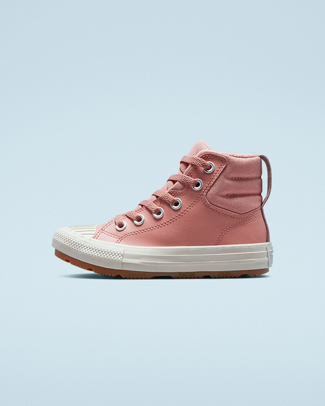 Converse Leather Chuck Taylor All Star Berkshire Boot Color Höga Sneakers Tjej Rosa | Sverige-58234