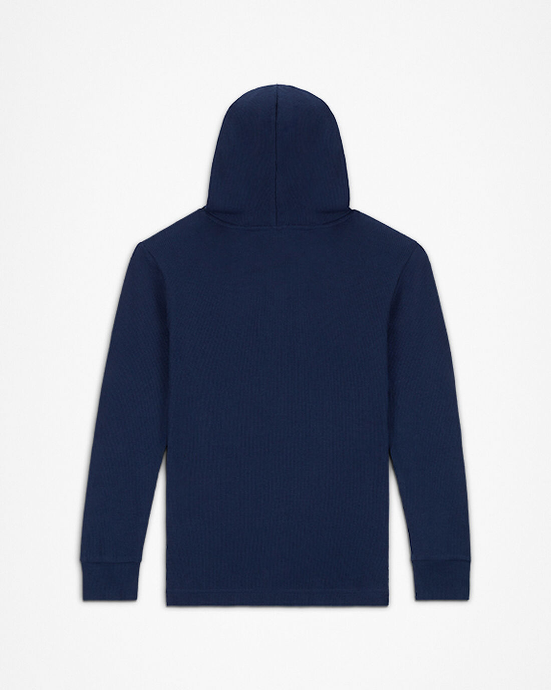 Converse Long Sleeve Waffle Hoodie Pojke Marinblå | Sverige-83690