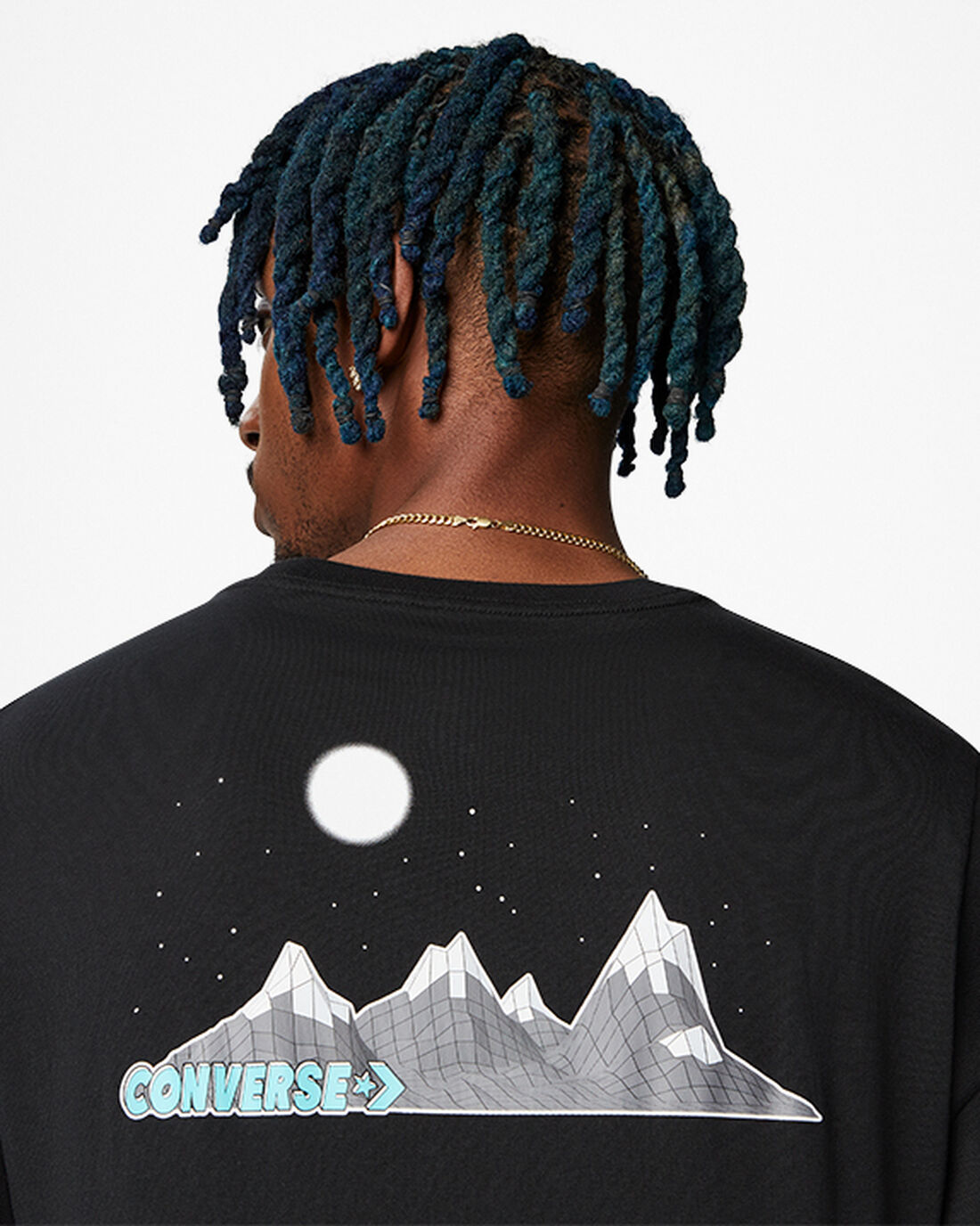 Converse Moon Mountain Graphic T-shirt Herr Svarta | Sverige-97205