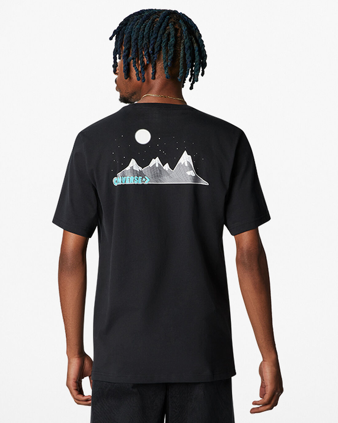 Converse Moon Mountain Graphic T-shirt Herr Svarta | Sverige-97205