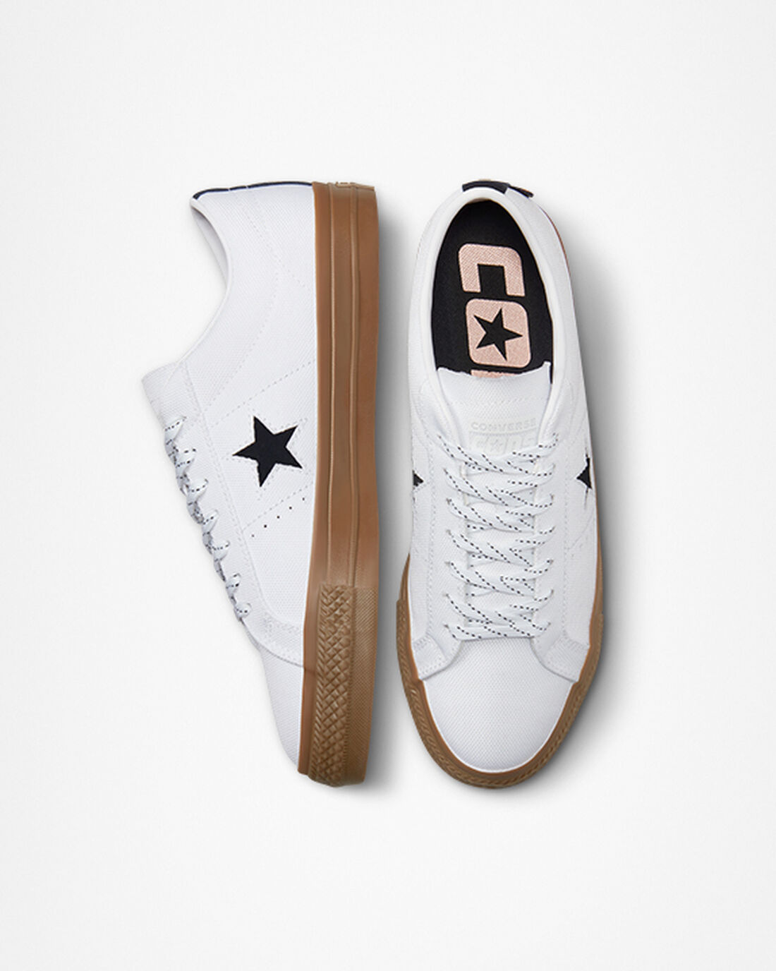 Converse One Star Pro Cordura Canvas Skateskor Herr Vita/Svarta | Sverige-01496