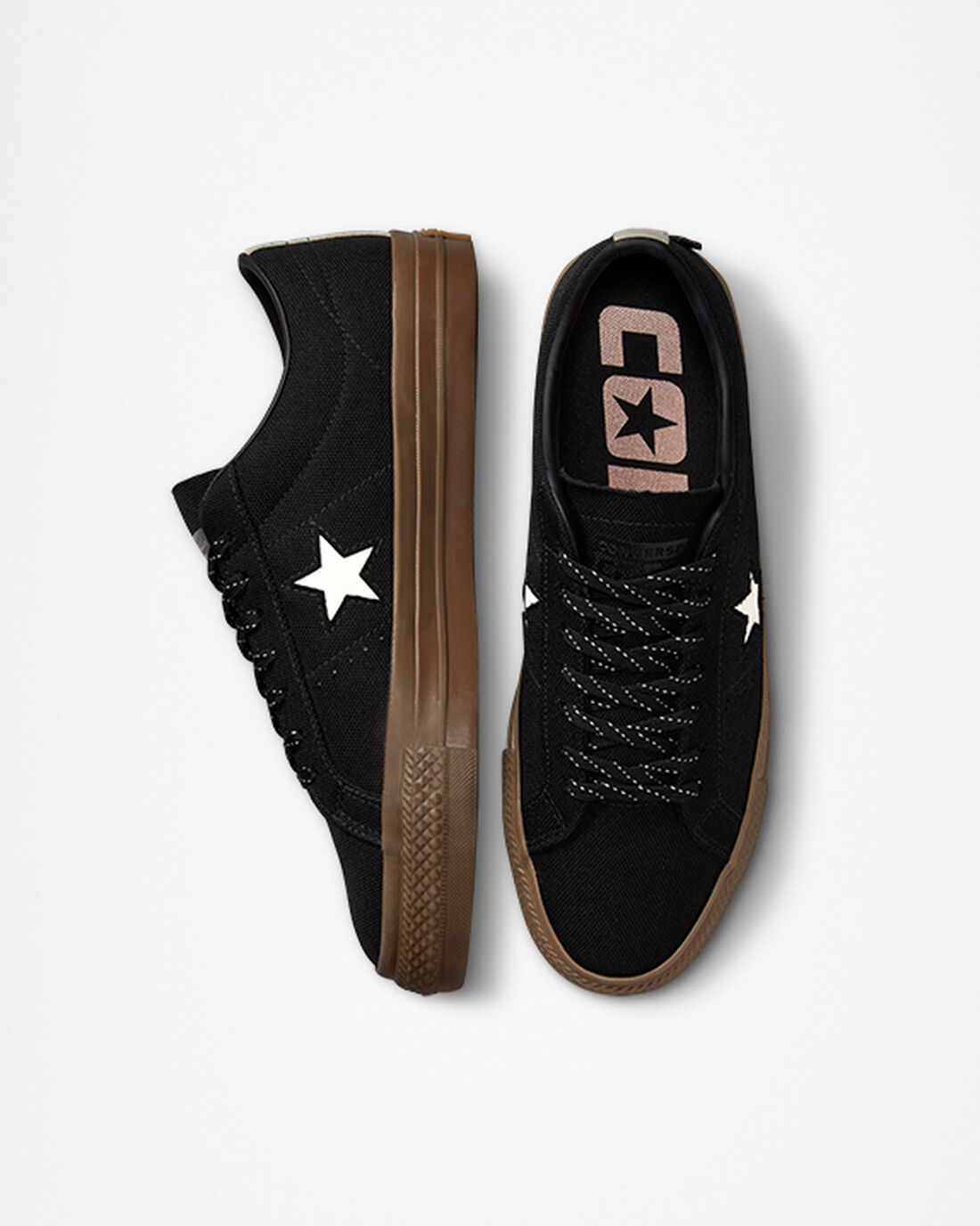 Converse One Star Pro Cordura Canvas Skateskor Herr Svarta/Vita | Sverige-47835