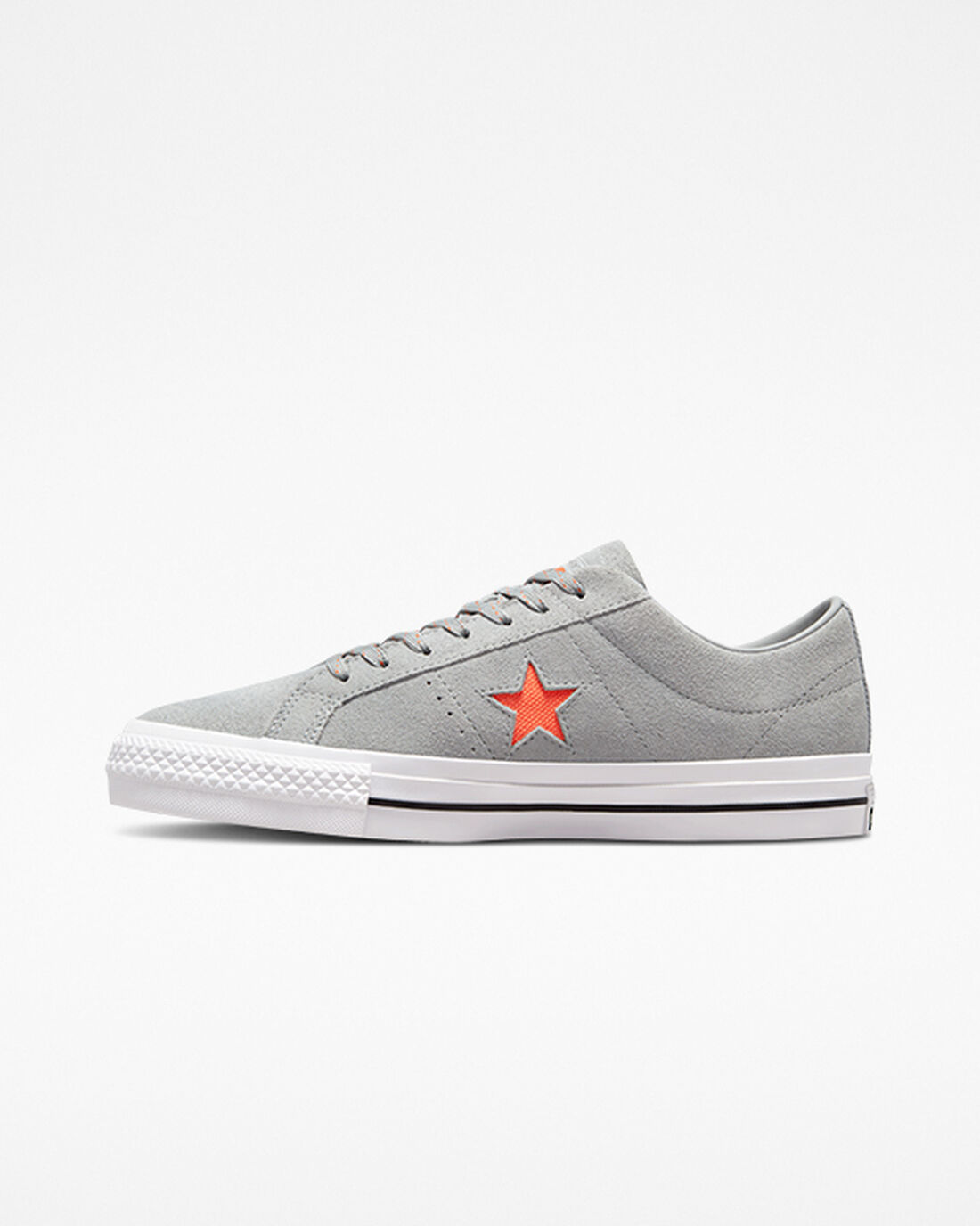 Converse One Star Pro Skateskor Dam Grå/Orange/Vita | Sverige-06289