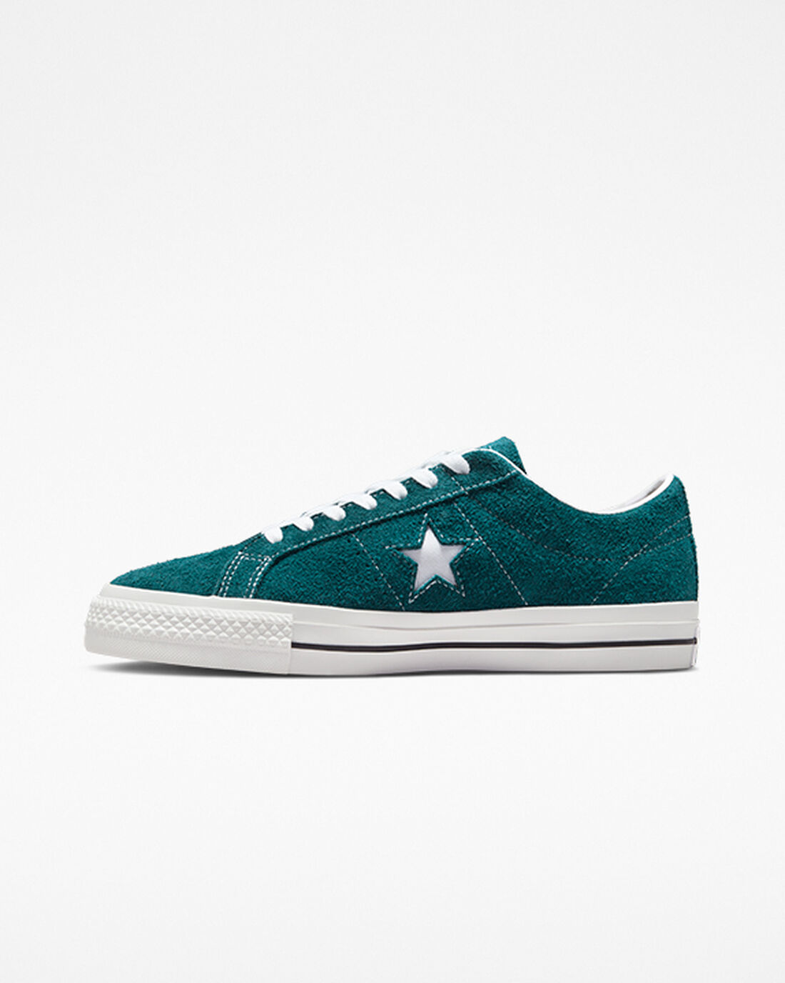 Converse One Star Pro Vintage Suede Skateskor Dam Gröna/Svarta/Vita | Sverige-13028