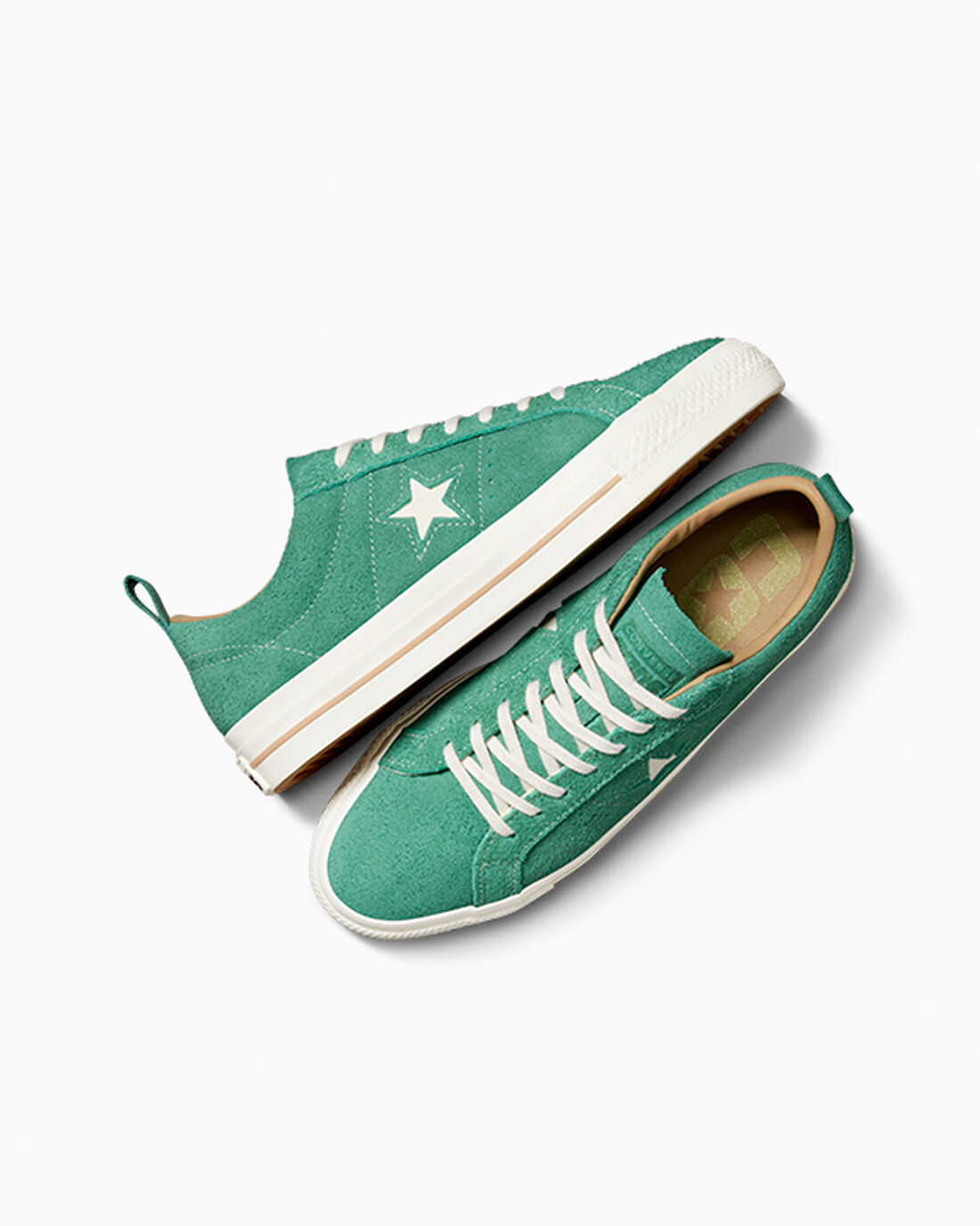 Converse One Star Pro Vintage Suede Skateskor Herr Gröna | Sverige-34610