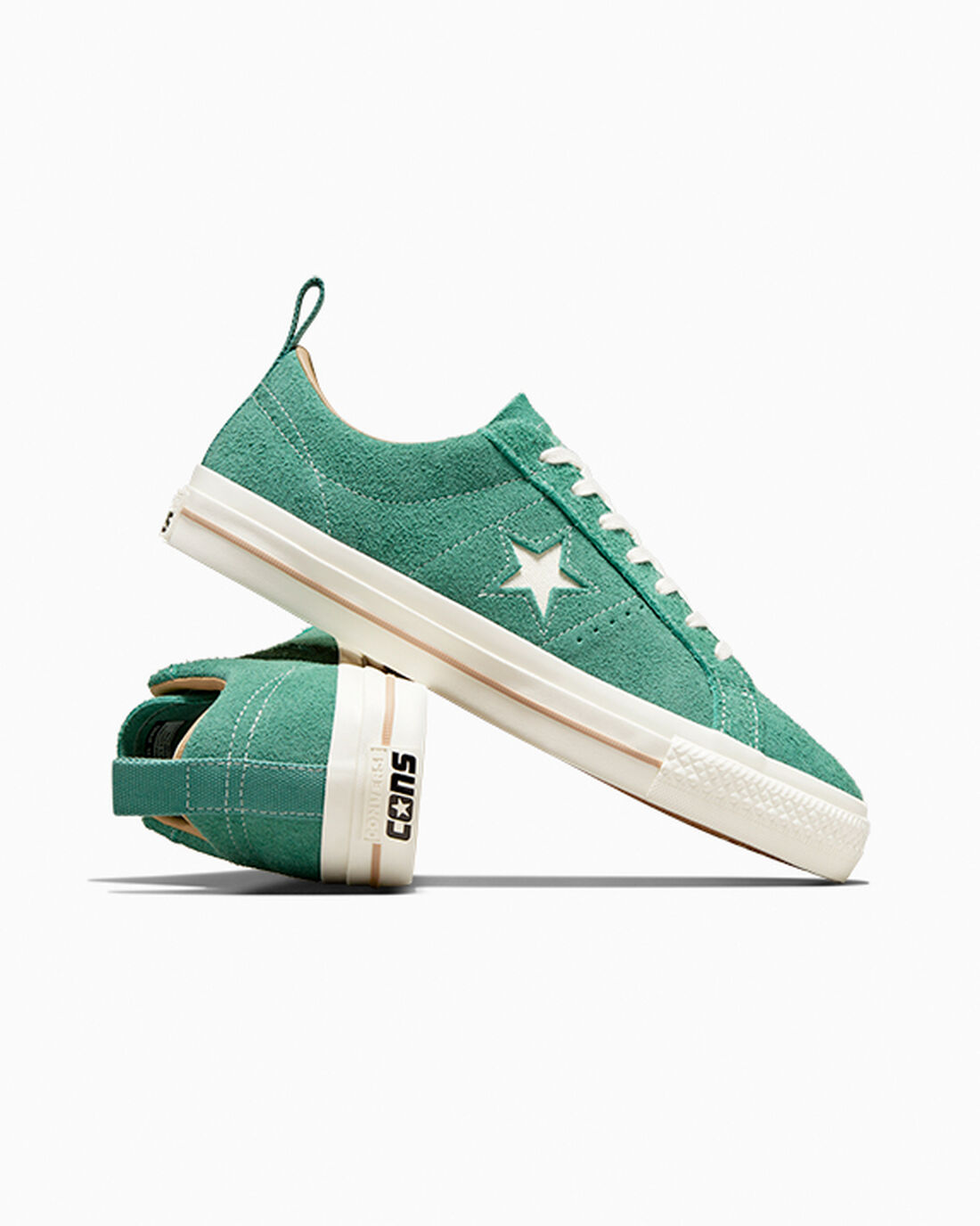 Converse One Star Pro Vintage Suede Skateskor Herr Gröna | Sverige-34610