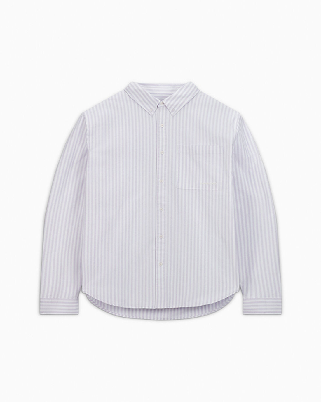 Converse Randig Oxford Button-Up Skjorta Herr Lila Randig | Sverige-73164