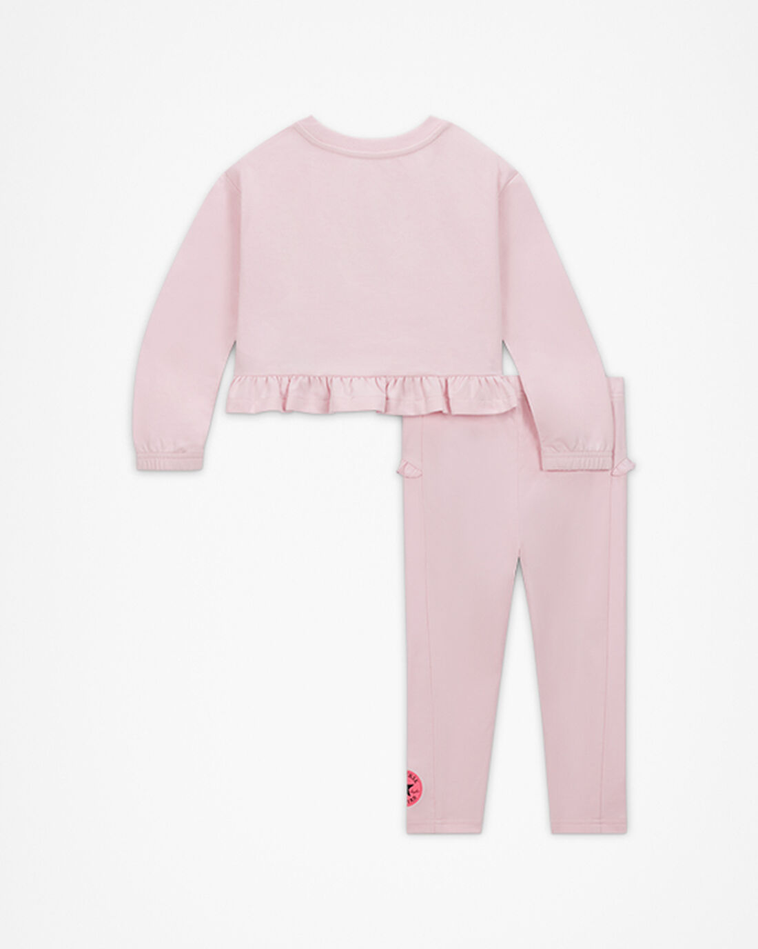 Converse Ruffle Crew & Legging Sets Tjej Rosa | Sverige-82607