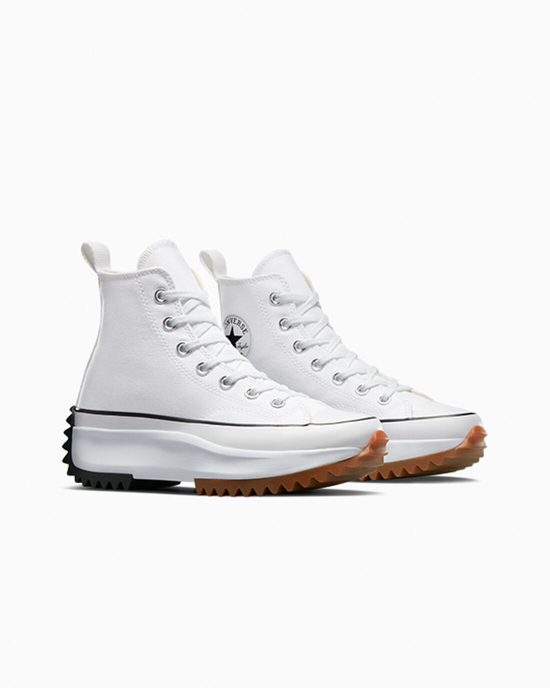 Converse Run Star Hike Höga Sneakers Dam Vita/Svarta | Sverige-16495