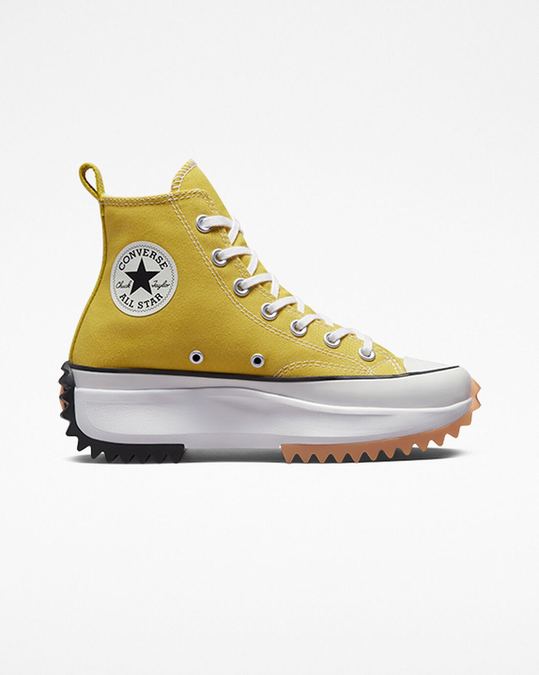 Converse Run Star Hike Höga Sneakers Dam Citron/Svarta/Vita | Sverige-23197