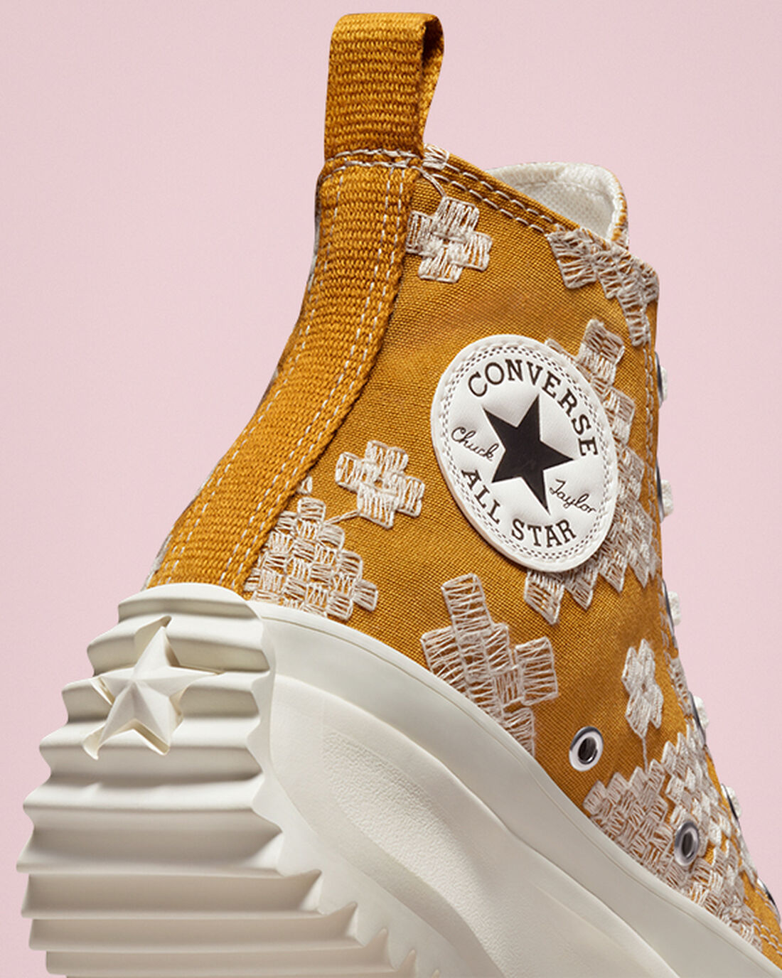 Converse Run Star Hike Höga Sneakers Dam Guld | Sverige-42087