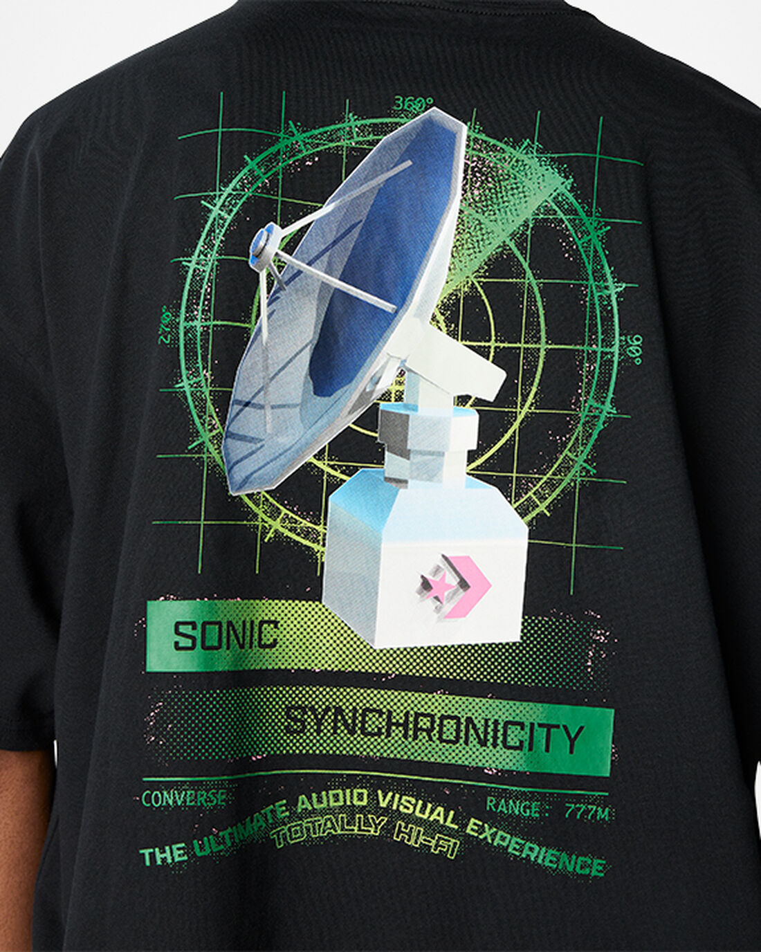 Converse Satellite Graphic T-shirt Herr Svarta | Sverige-75094