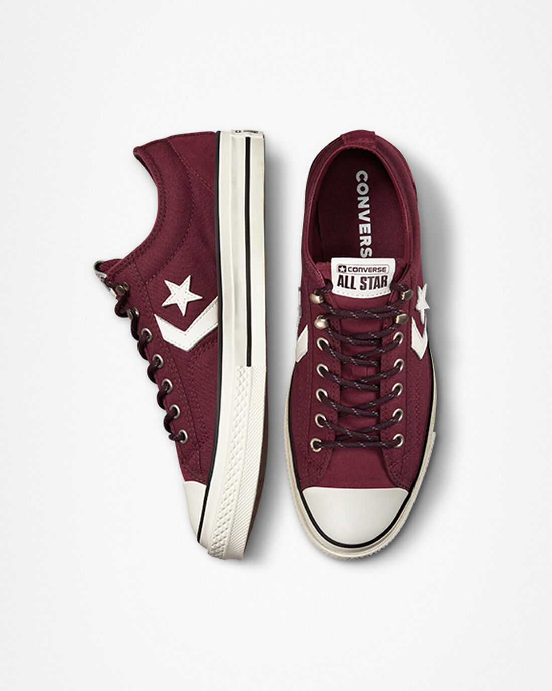 Converse Star Player 76 Retro Hike Sneakers Dam MörkBurgundy/Svarta | Sverige-31874