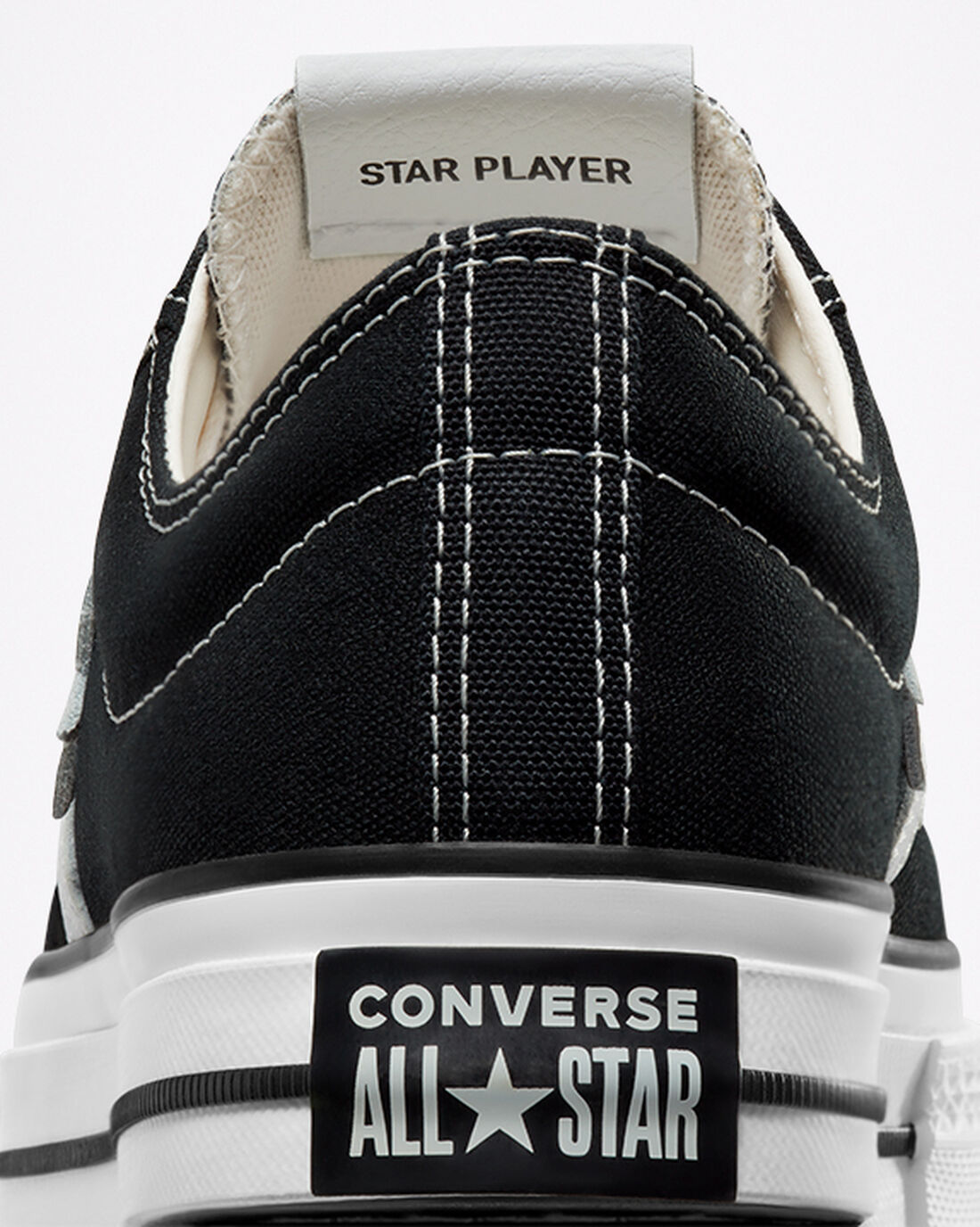 Converse Star Player 76 Sneakers Dam Svarta/Vita/Svarta | Sverige-47095