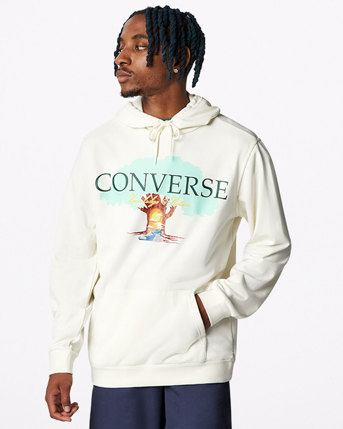 Converse Tree of Life Pullover Hoodie Herr Beige | Sverige-74659