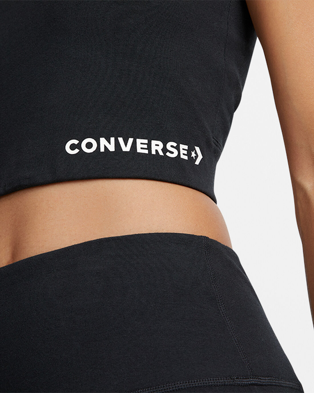 Converse Wordmark Bra Top Sport Bh Dam Svarta | Sverige-98714