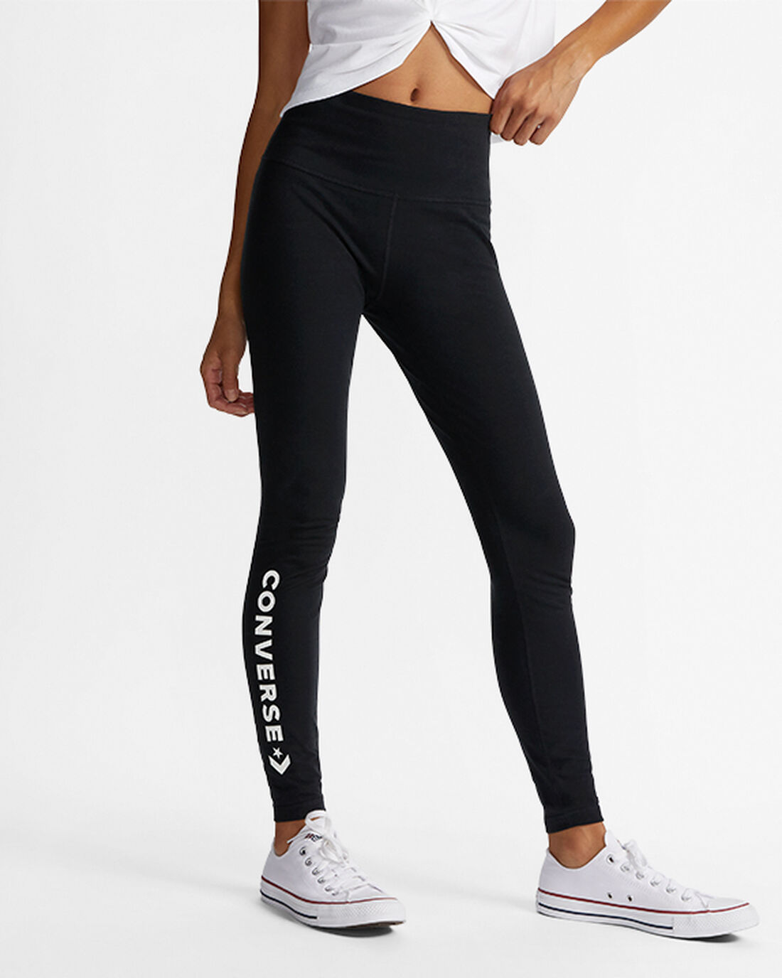 Converse Wordmark Legging Byxor Dam Svarta | Sverige-26193