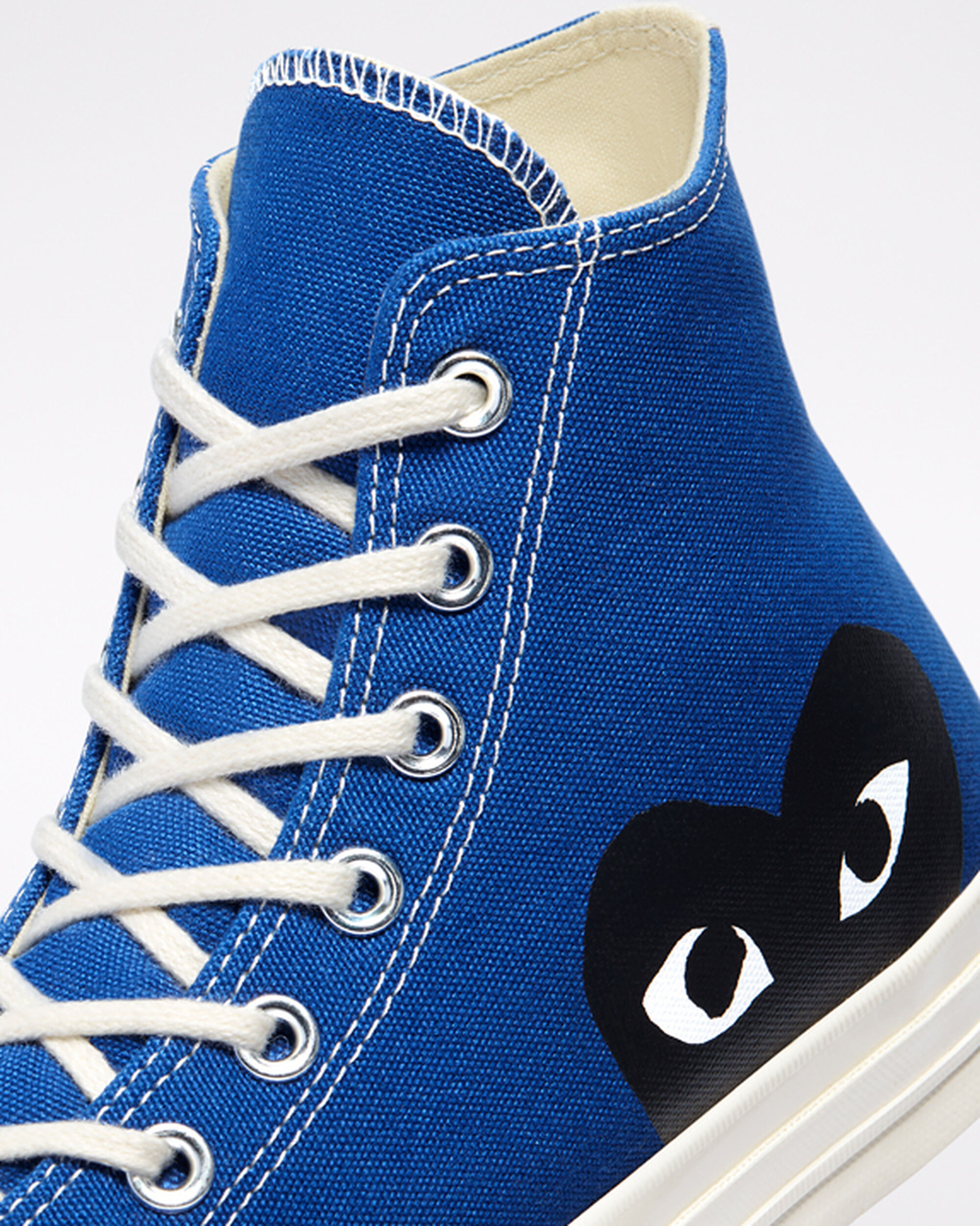 Converse x Comme des Garçons PLAY Chuck 70 Höga Sneakers Herr Blå/Svarta | Sverige-05749