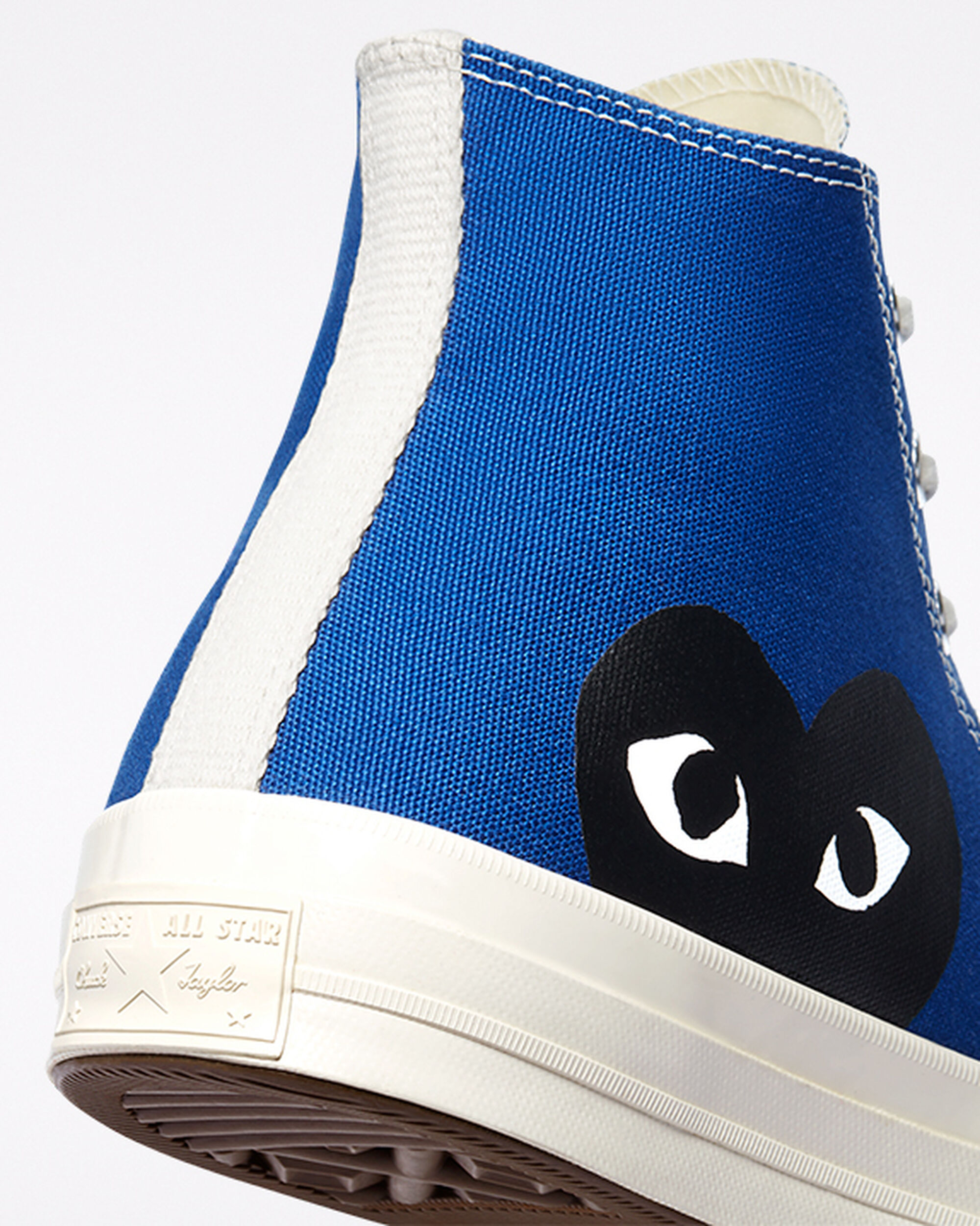 Converse x Comme des Garçons PLAY Chuck 70 Höga Sneakers Herr Blå/Svarta | Sverige-05749