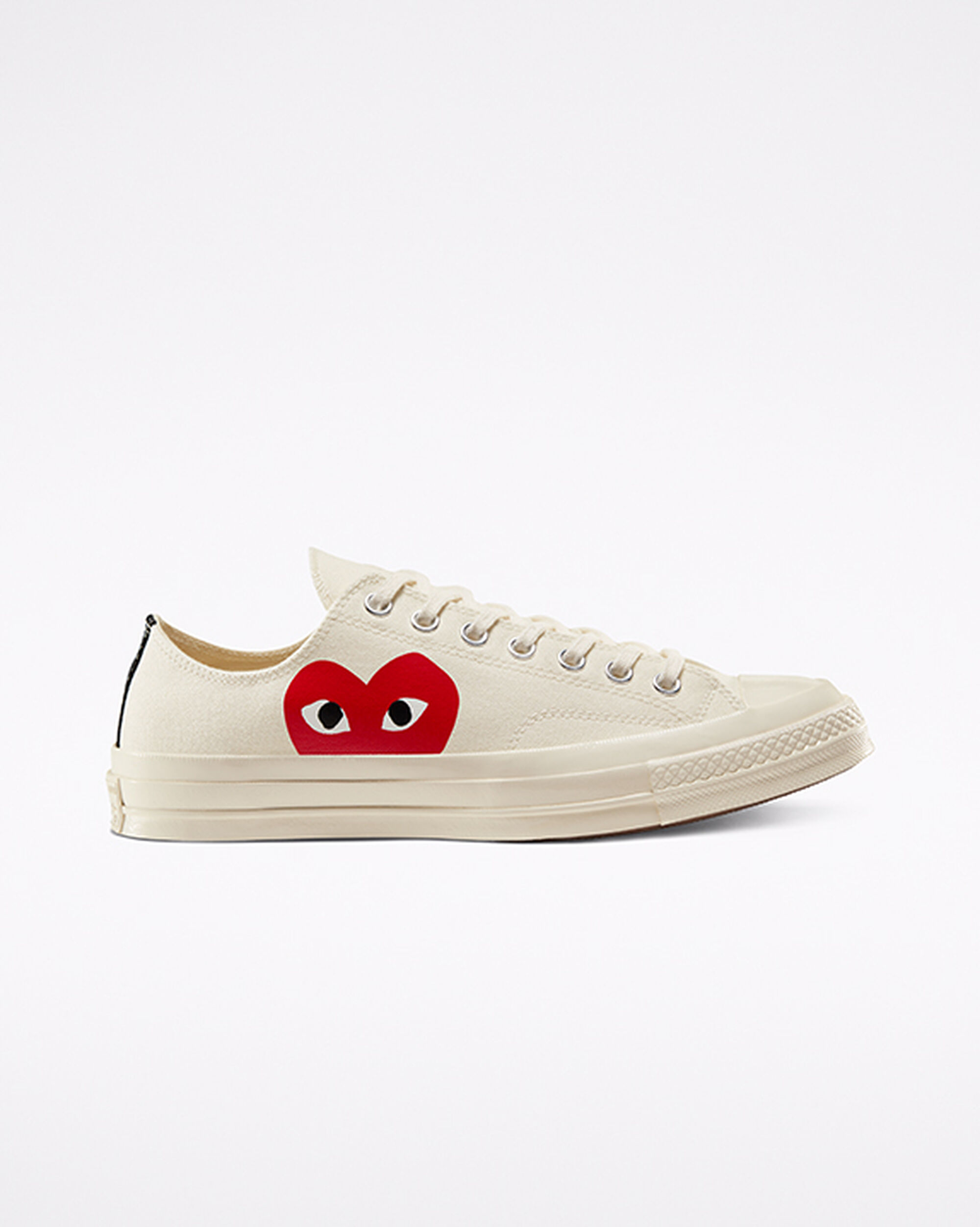 Converse x Comme des Garçons PLAY Chuck 70 Sneakers Herr Vita/Röda | Sverige-06485