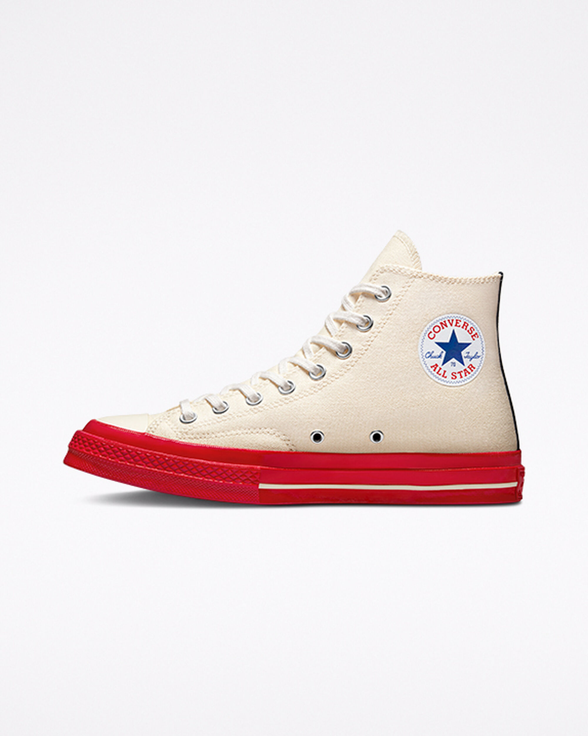 Converse x Comme des Garçons PLAY Chuck 70 Höga Sneakers Dam Röda | Sverige-16038