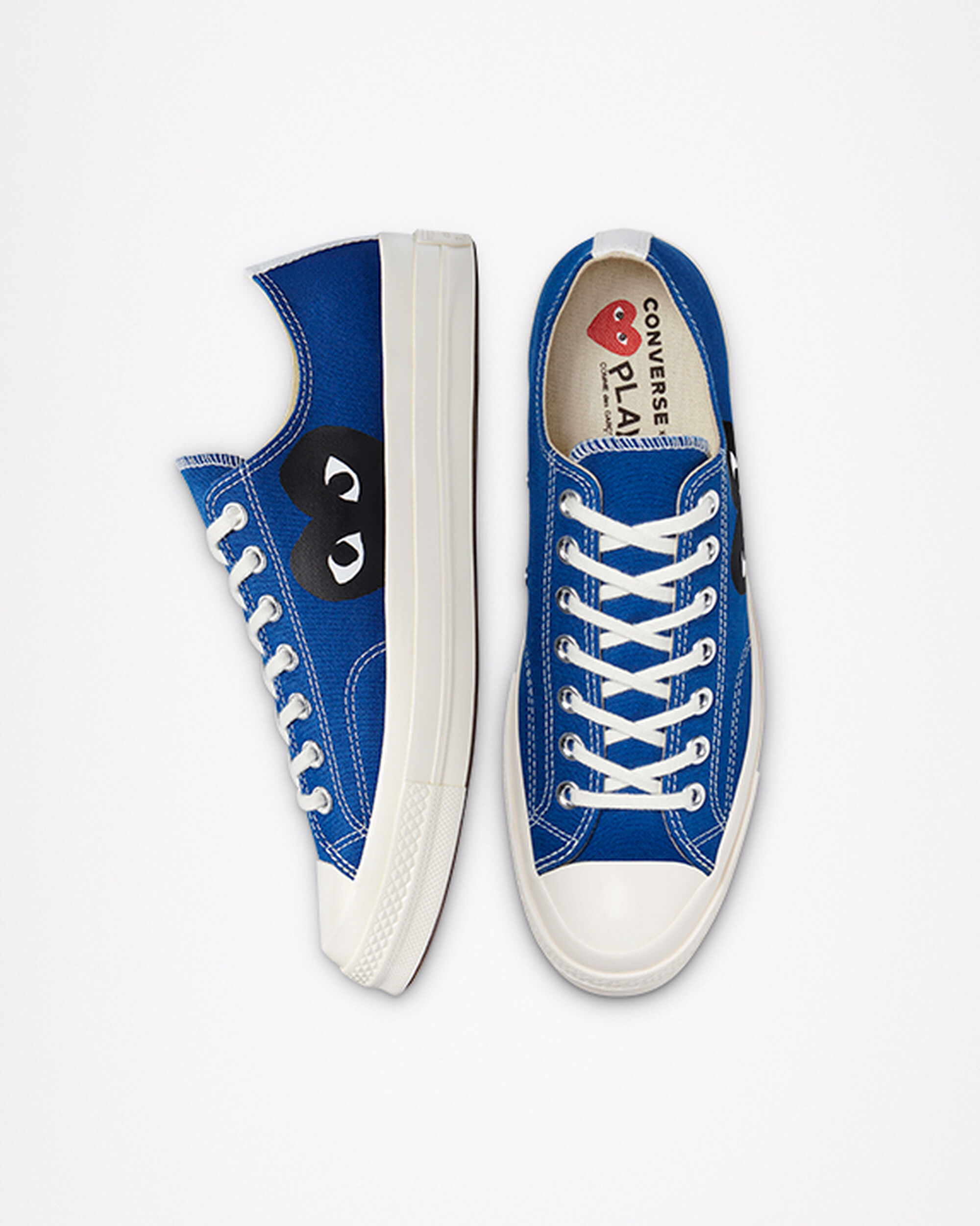 Converse x Comme des Garçons PLAY Chuck 70 Sneakers Dam Blå/Svarta | Sverige-57860