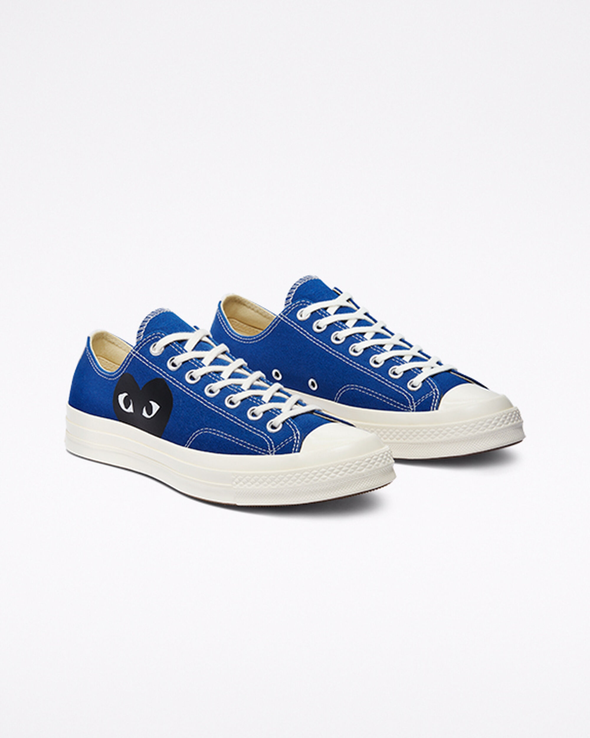 Converse x Comme des Garçons PLAY Chuck 70 Sneakers Dam Blå/Svarta | Sverige-57860