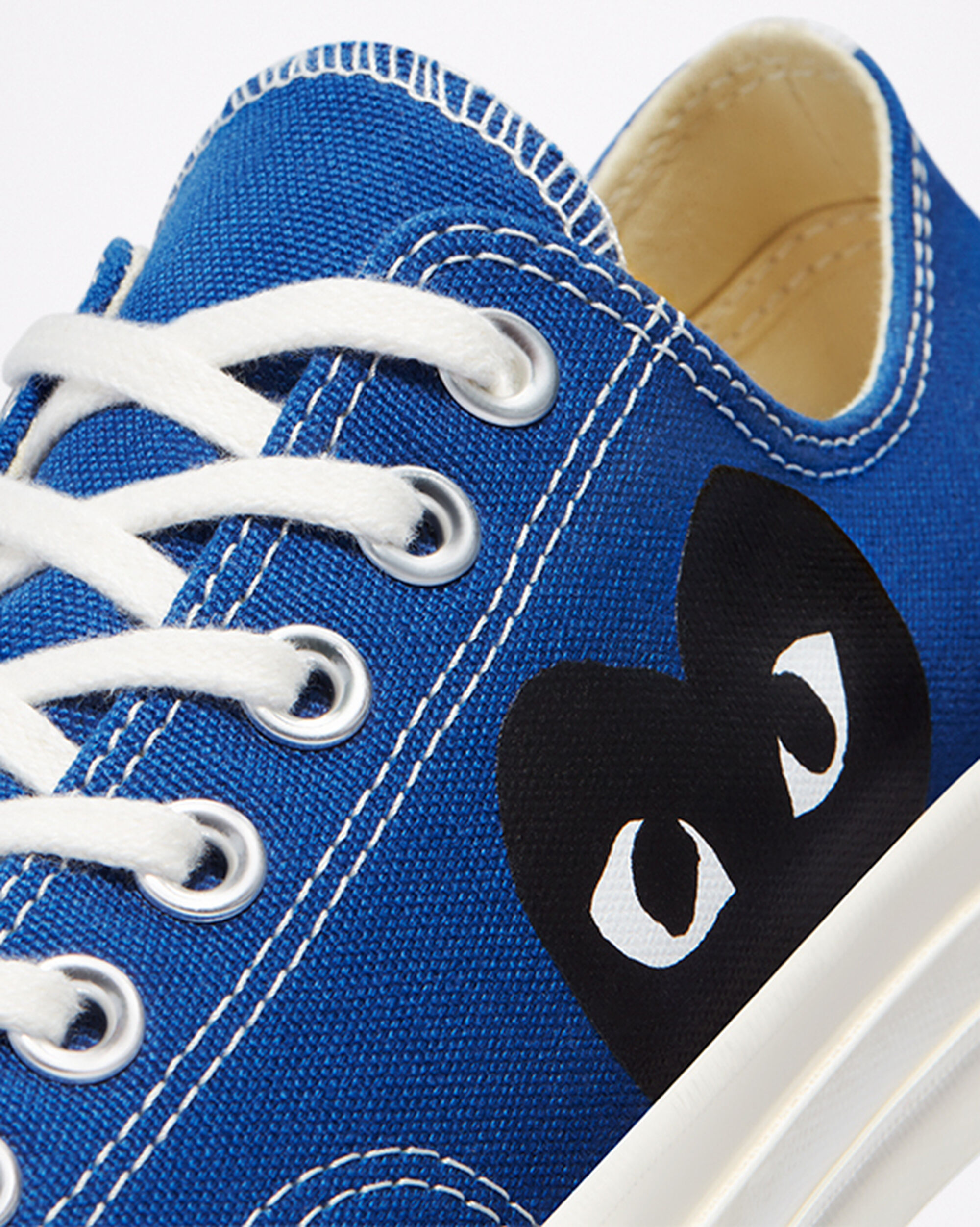 Converse x Comme des Garçons PLAY Chuck 70 Sneakers Dam Blå/Svarta | Sverige-57860