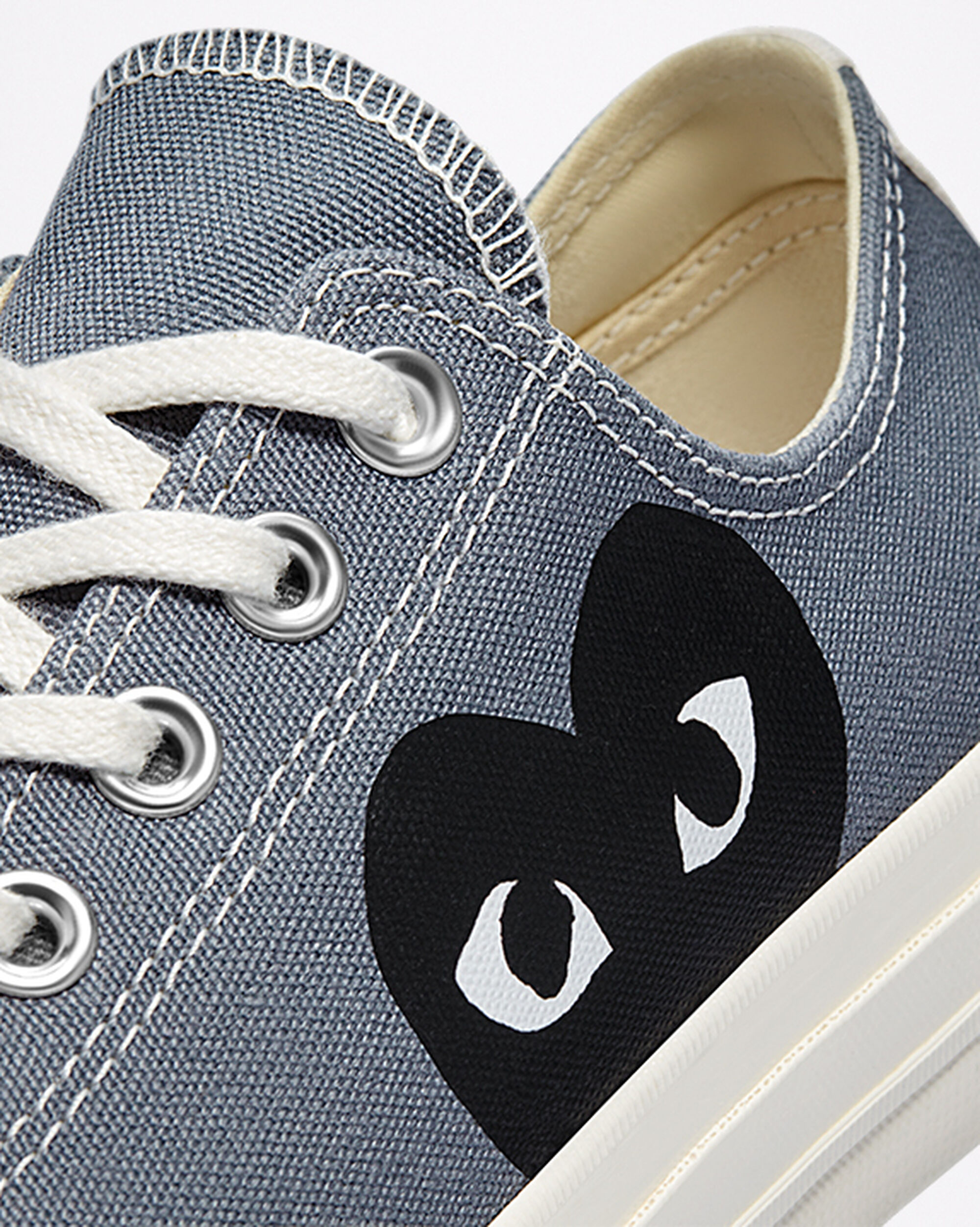 Converse x Comme des Garçons PLAY Chuck 70 Sneakers Herr Grå/Svarta | Sverige-57986