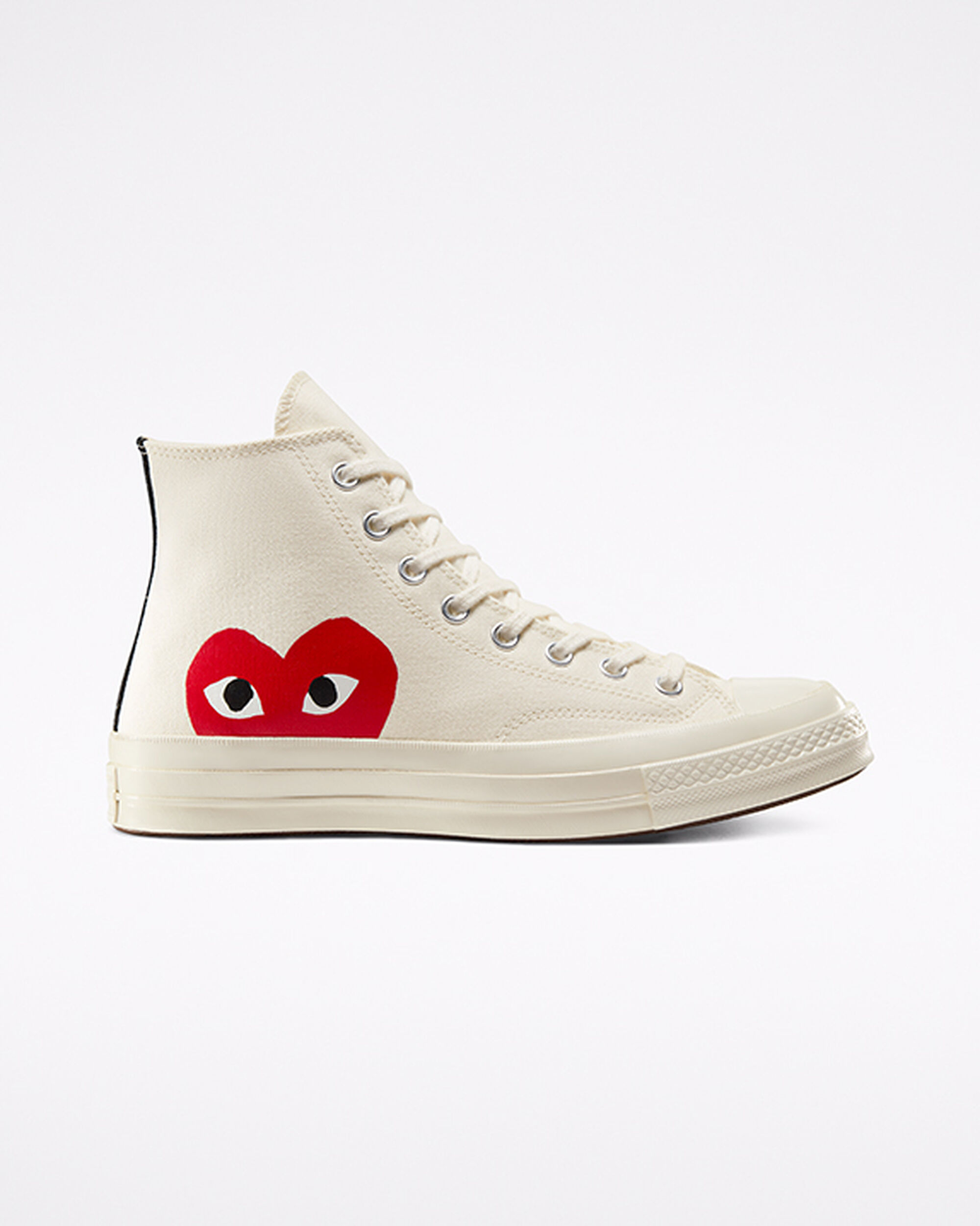 Converse x Comme des Garçons PLAY Chuck 70 Höga Sneakers Herr Vita/Röda | Sverige-71502