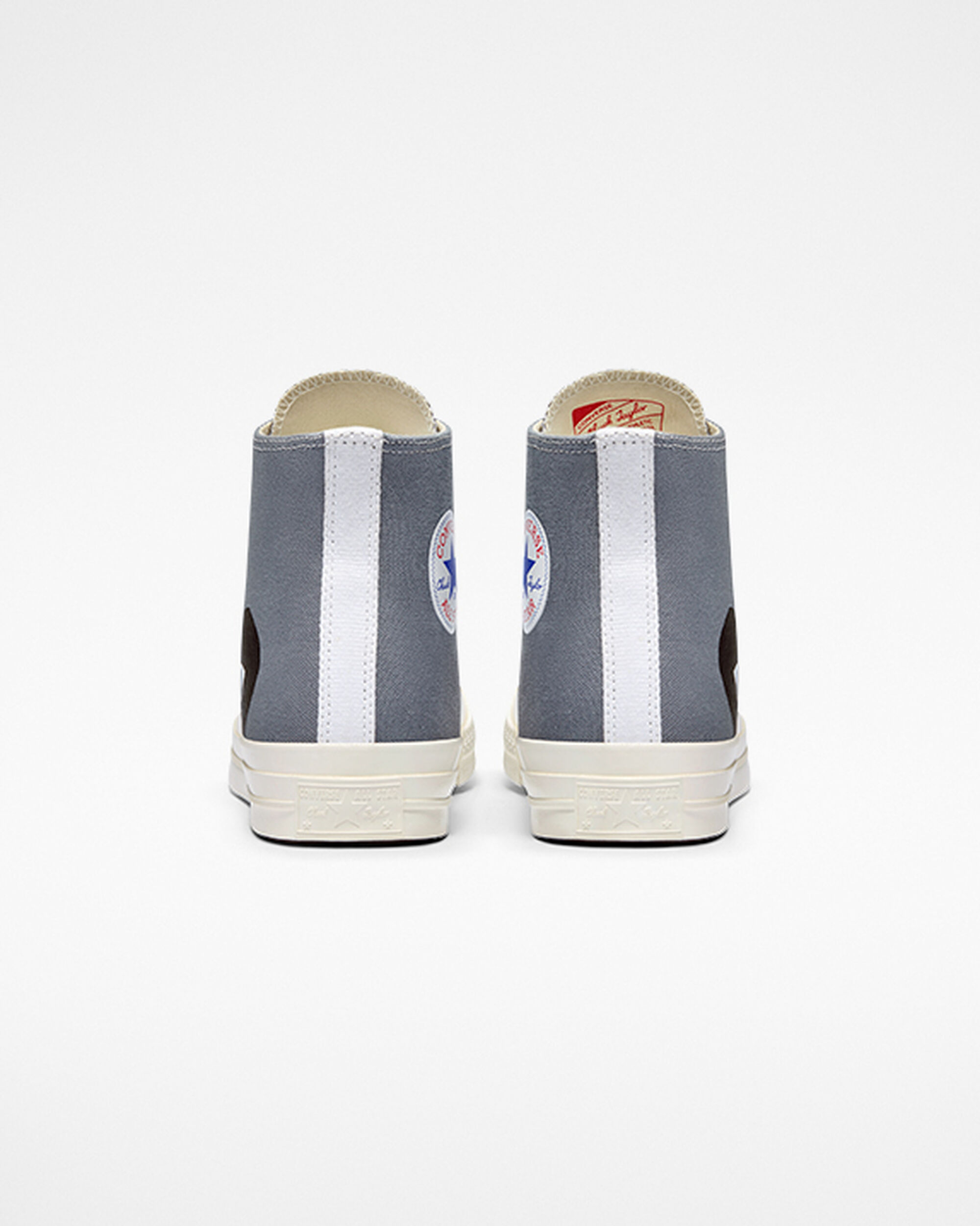 Converse x Comme des Garçons PLAY Chuck 70 Höga Sneakers Dam Grå/Svarta | Sverige-81527